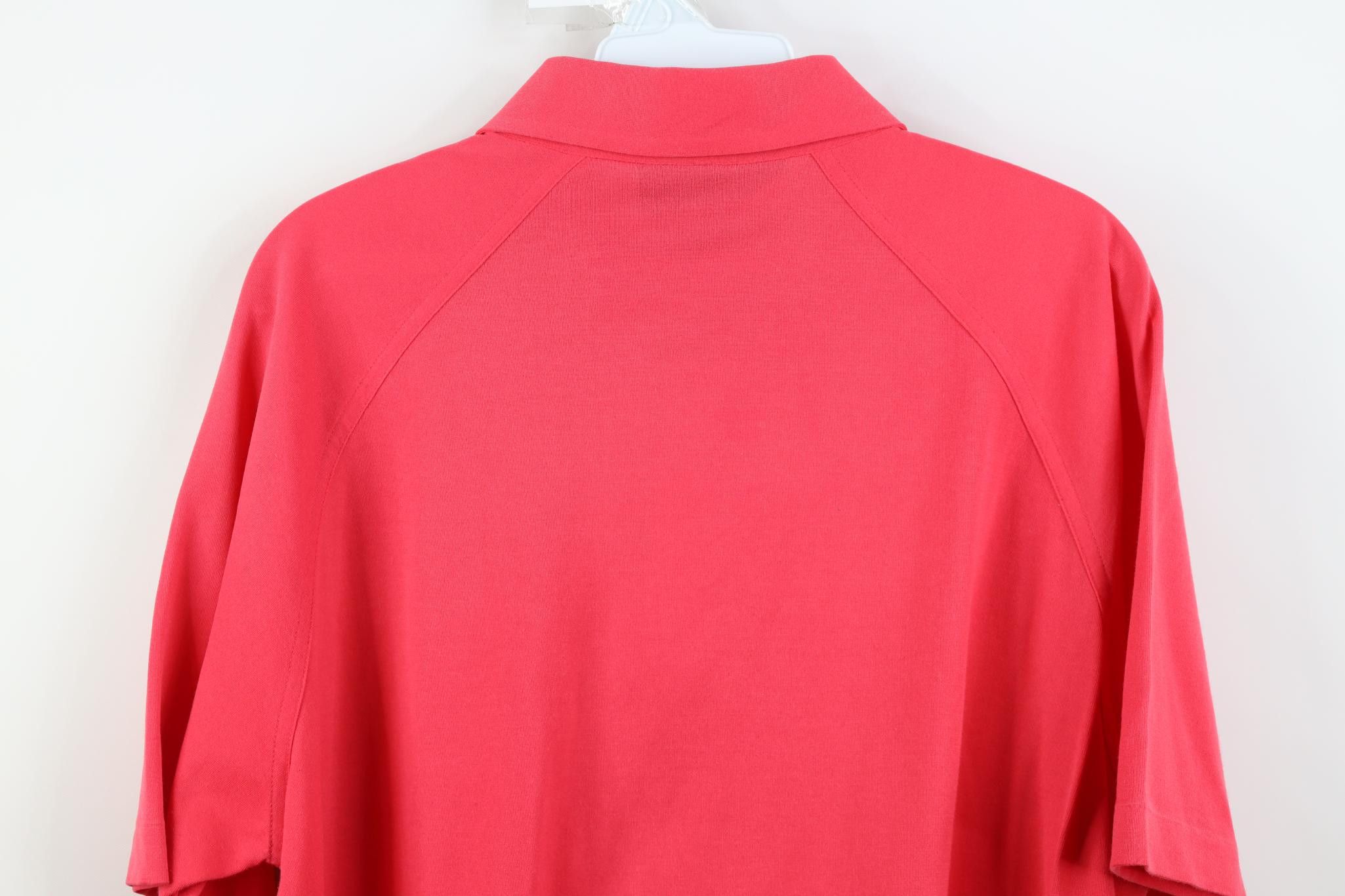 Vintage Vintage 70s Streetwear Pocket Collared Golf Polo Shirt Red Size US XL / EU 56 / 4 - 11 Thumbnail