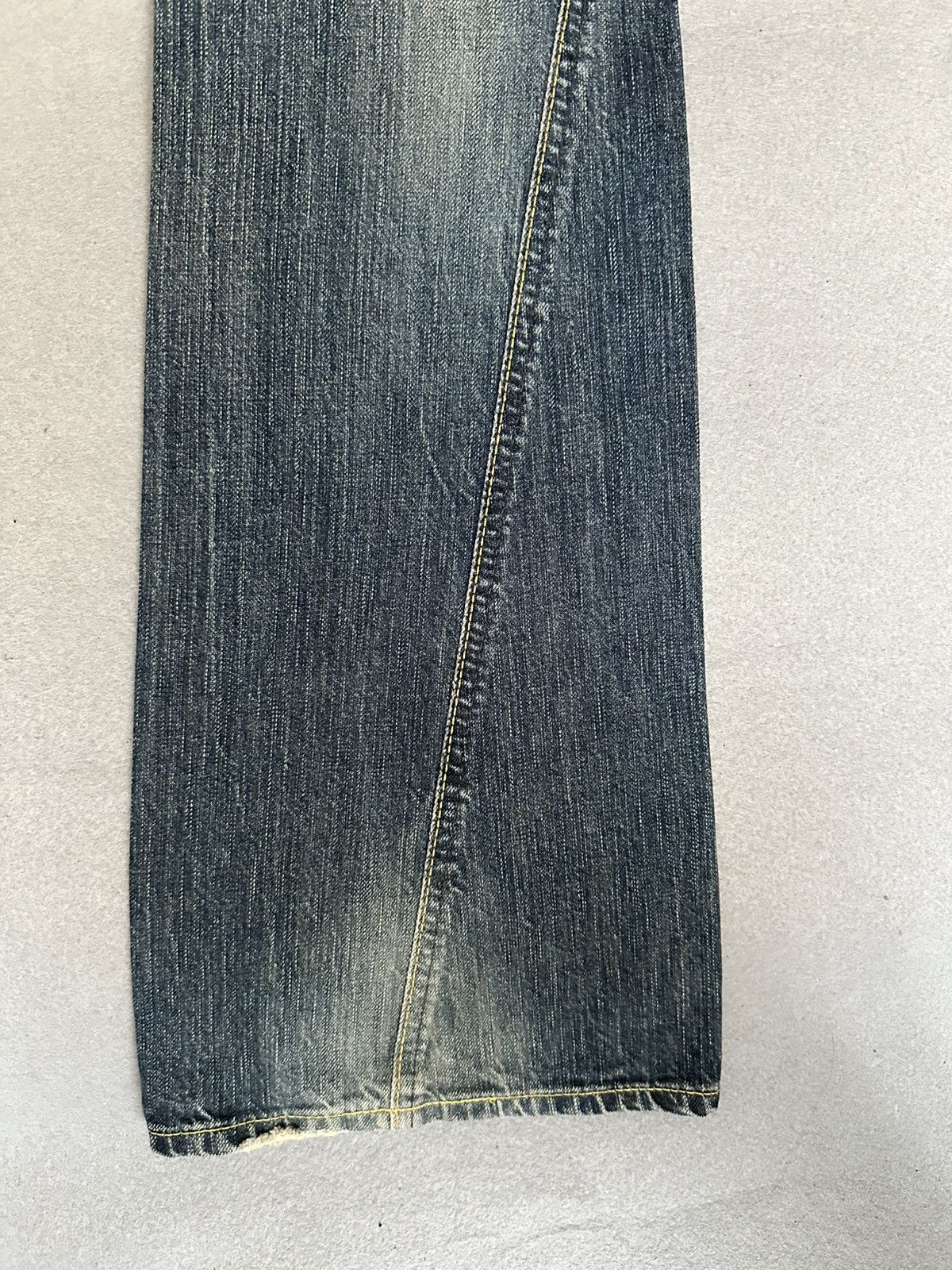 Japanese Brand FLARE Edwin 503 Low Rise Design Denim Size US 31 - 11 Thumbnail