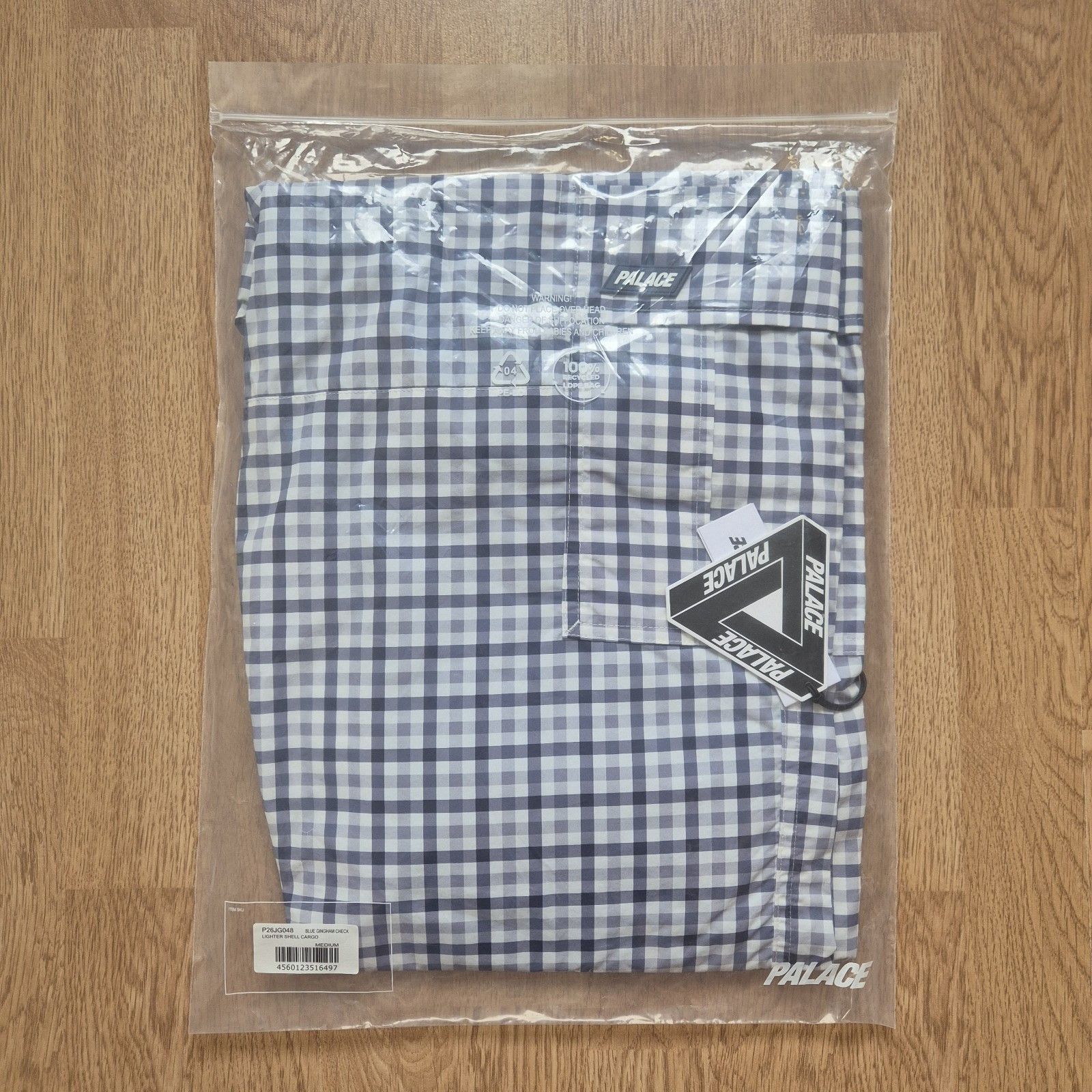 Palace Palace Lighter Shell Cargo Blue Check Medium SS24 Size US 32 / EU 48 - 9 Thumbnail