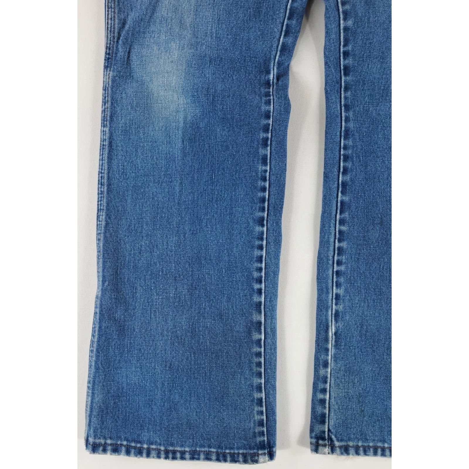 Wrangler VINTAGE Wrangler Bootcut Jeans 70s 80s Blue Mens 36 Inseam 32 36x33 36x32 Actual 82611NV Size US 36 / EU 52 - 2 Thumbnail