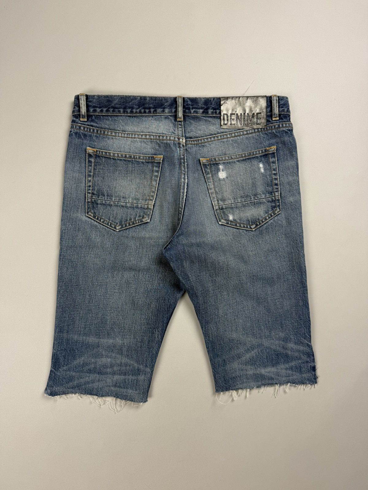 Designer × Golden Goose GGDB Golde Goose Deluxe Brand Men’s Distressed Denim Shorts Size US 30 / EU 46 - 14 Thumbnail