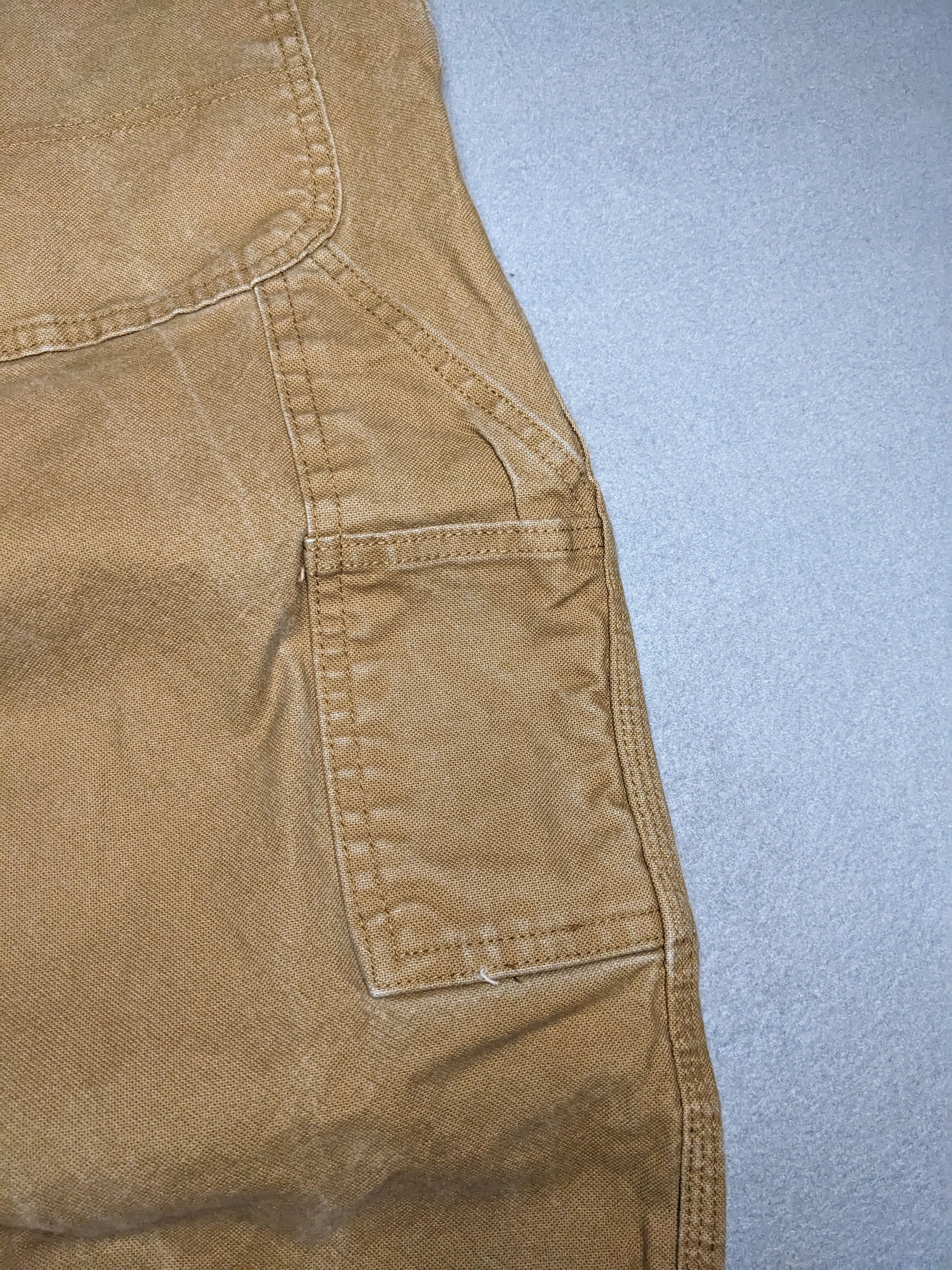 Dickies Dickies Carpenter Pants 38x30 Canvas Beige Distressed Faded Size US 38 / EU 54 - 8 Thumbnail
