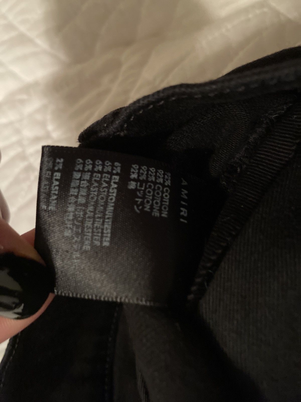 Amiri Amiri MX1 Bandana Jeans - Overdyed Black Size US 31 - 5 Thumbnail