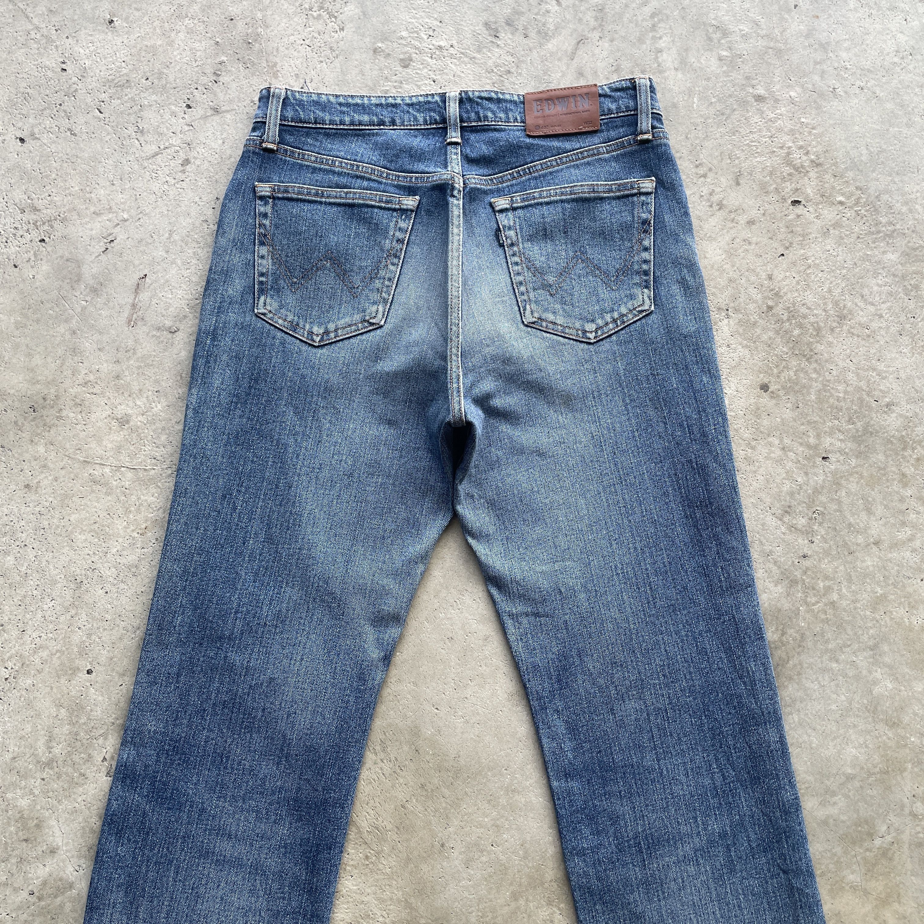 Japanese Brand VINTAGE EDWIN DISTRESSED JAPAN JEANS FADED DENIM PANTS W31 Size US 31 - 9 Thumbnail