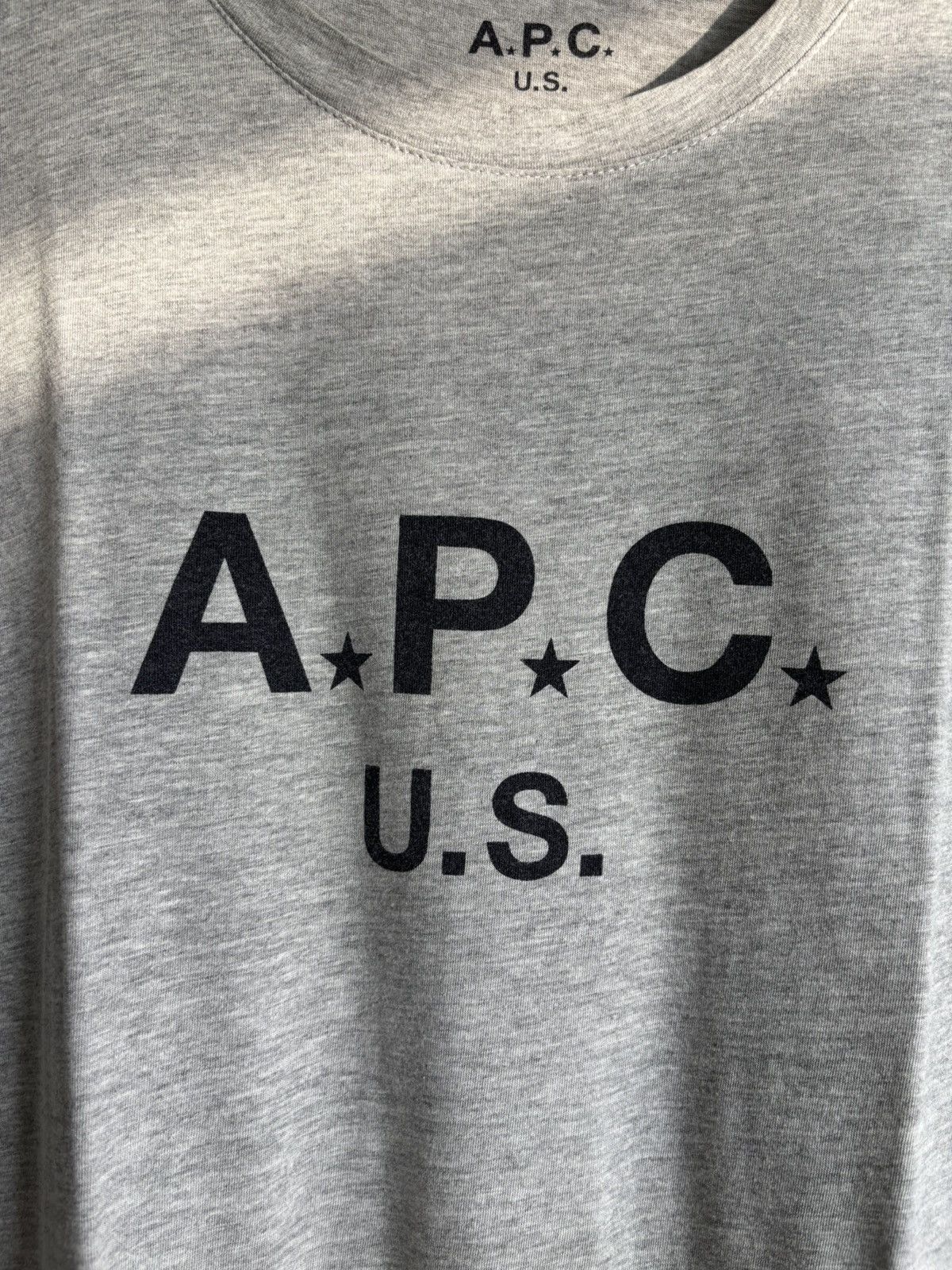 A.P.C. APC US Logo Tee #luxury #vintage #steal #designer Size US L / EU 52-54 / 3 - 2 Thumbnail