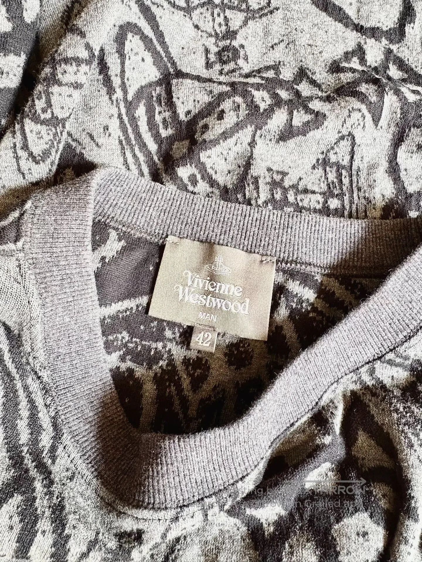 Vivienne Westwood Vivienne Westwood Saturn Print Knit Top. Size M / US 6-8 / IT 42-44 - 9 Thumbnail