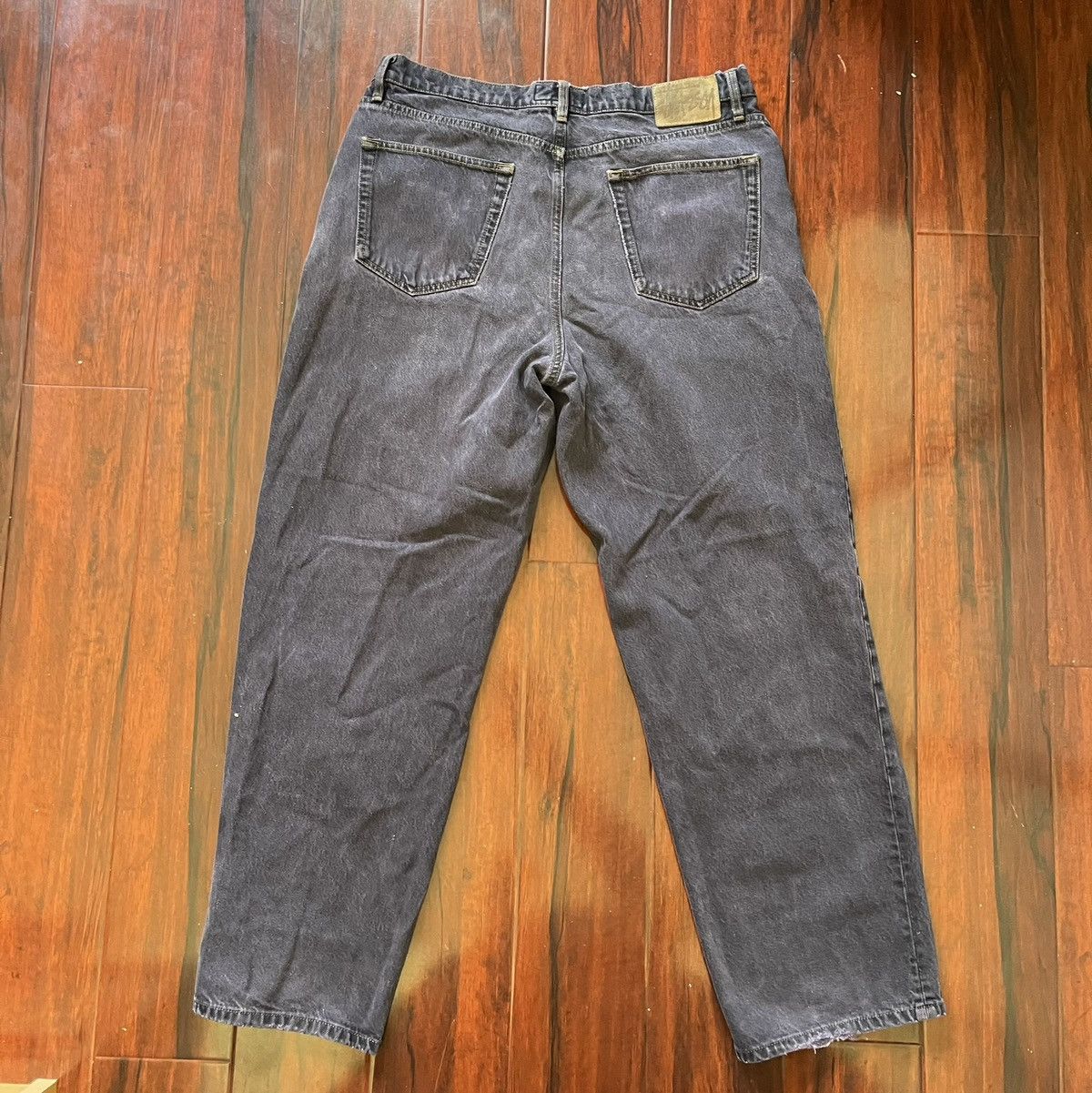 Stussy Stussy “Big Ol” Jeans Indigo Wash Baggy Denim Size 33W x 31L Size US 33 - 5 Thumbnail