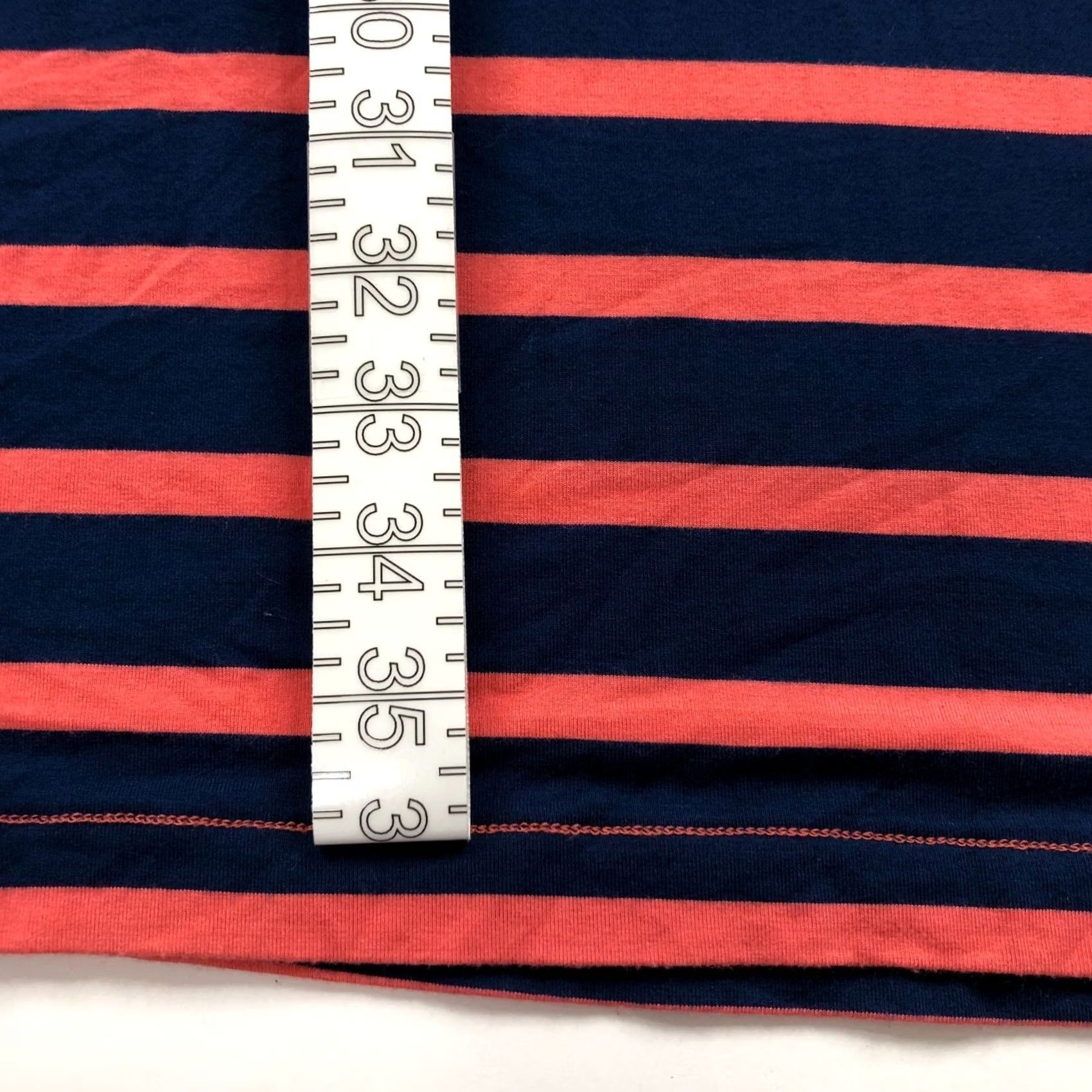 Vintage Hatley Dress Hatley Medium V-Neck Long Sleeve Women's Short Dress Blue Orange Knitted A-Line Pullover KS Ladies Womens Size M / US 6-8 / IT 42-44 - 4 Thumbnail