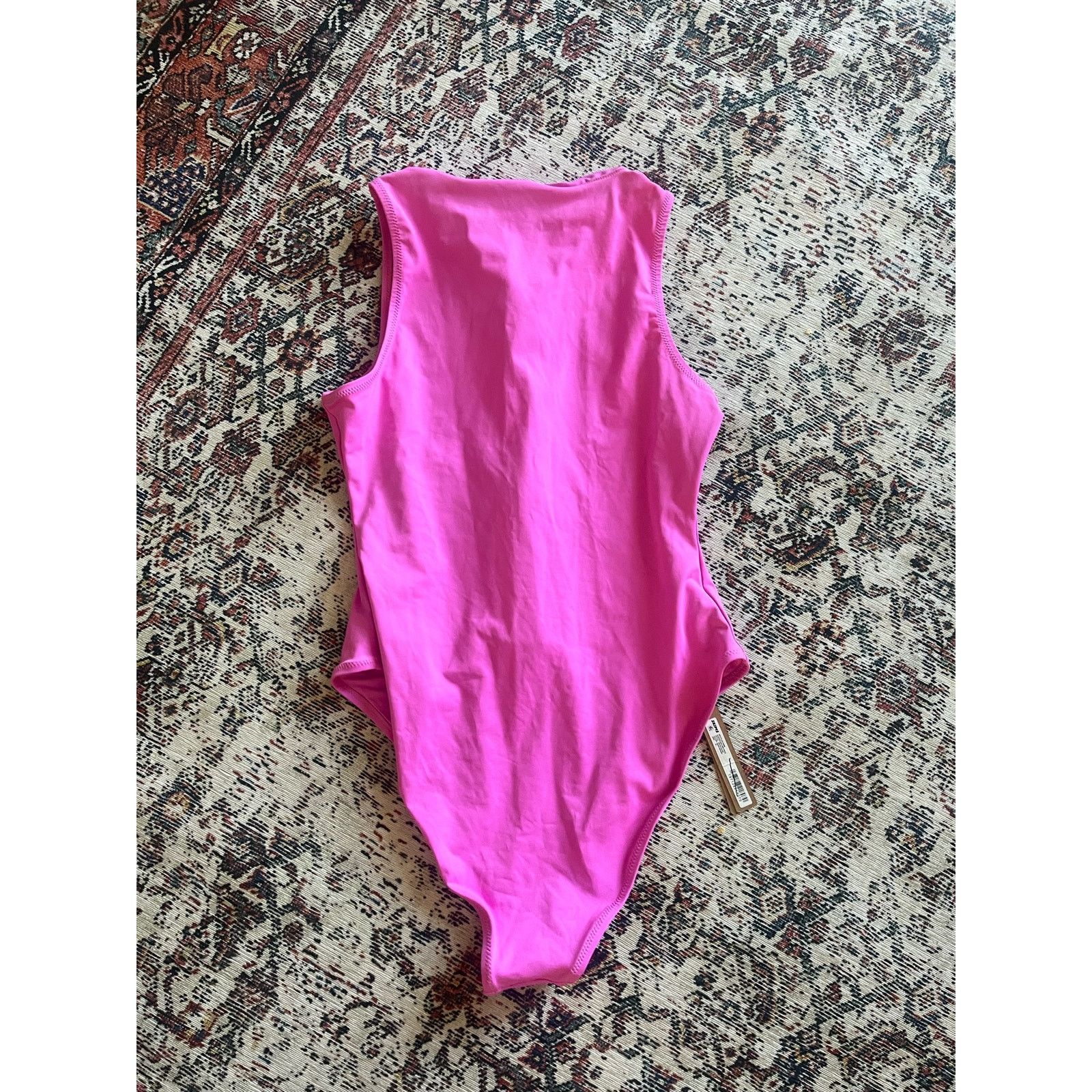 SKIMS Skims Women's Zip Front One Piece Swimsuit Orchid XL NWT Size XL / US 12-14 / IT 48-50 - 4 Thumbnail