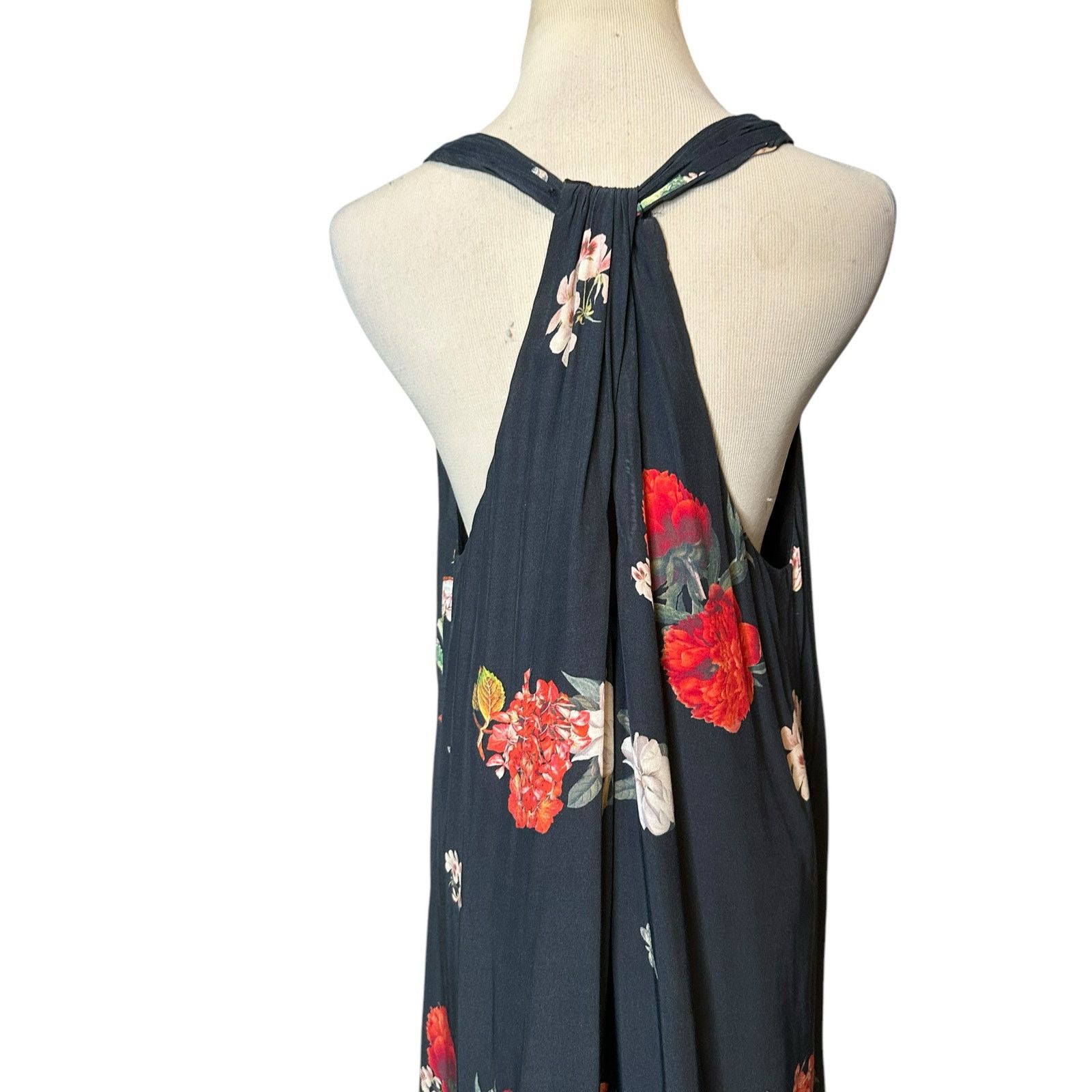 Alice + Olivia Alice + Olivia Castaway Black Red Floral Dress Size M Size S / US 4 / IT 40 - 7 Thumbnail