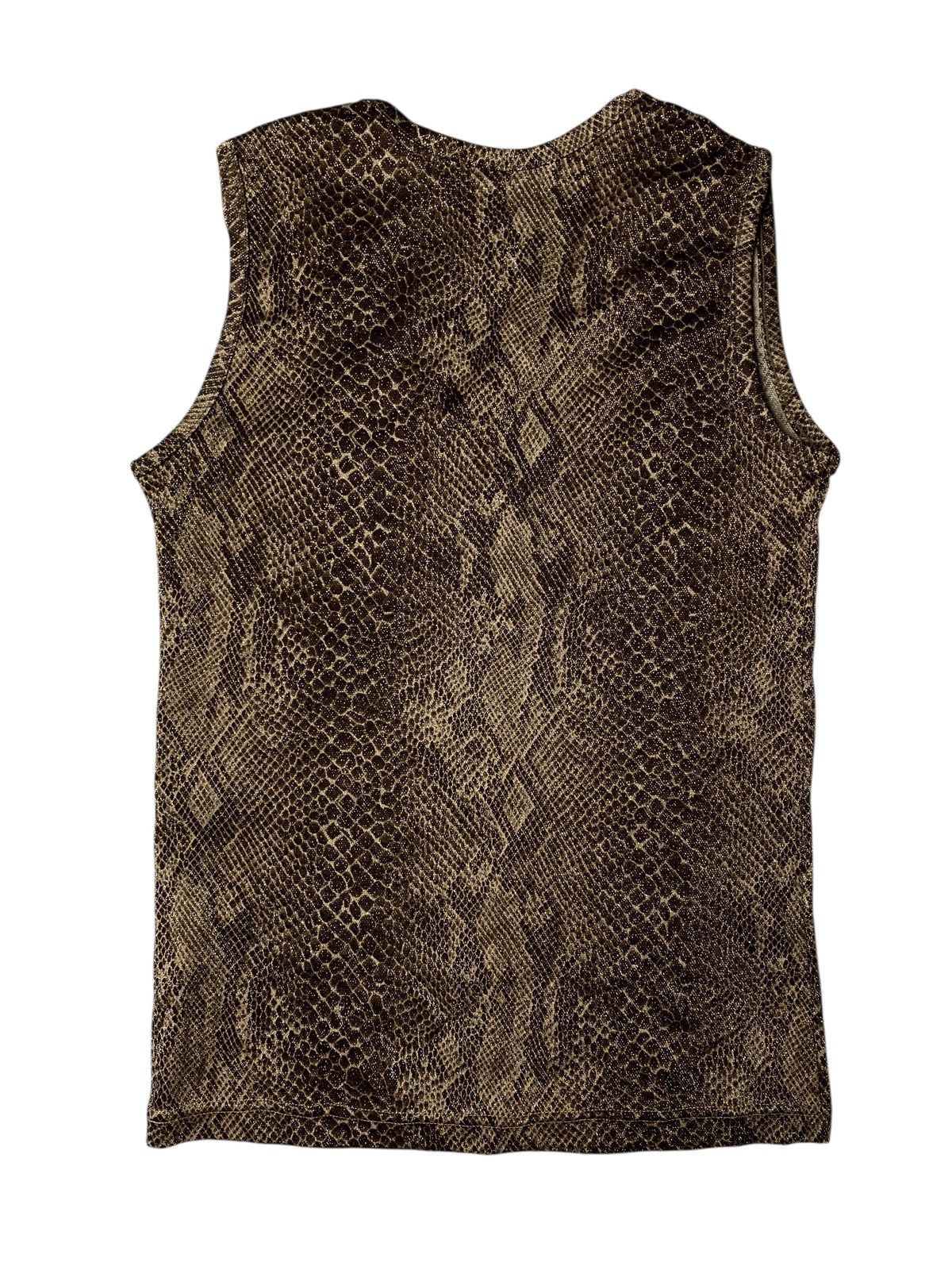 If Six Was Nine L.B.F Vkei Snakeskin Pattern Tanktop Size XS / US 0-2 / IT 36-38 - 4 Thumbnail