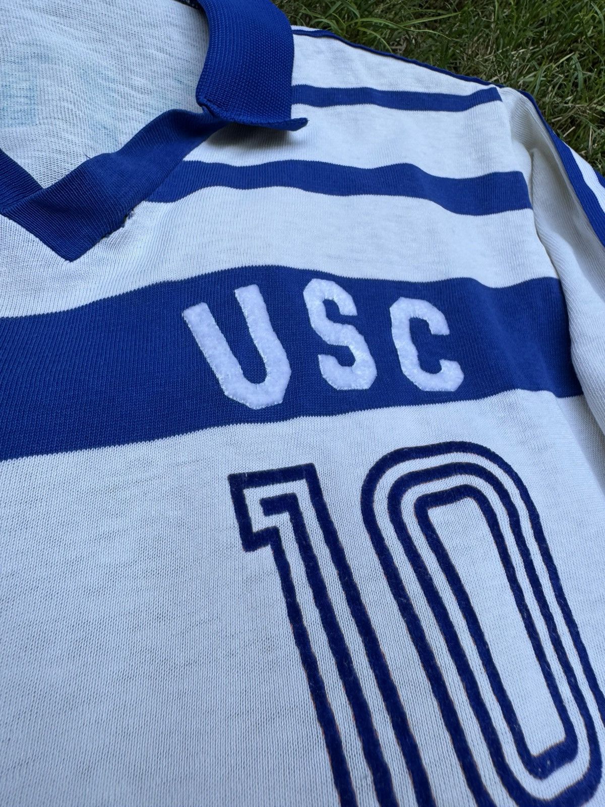 Adidas Vintage Adidas USC Münster 10# Sweatshirt 80s Size US L / EU 52-54 / 3 - 6 Thumbnail