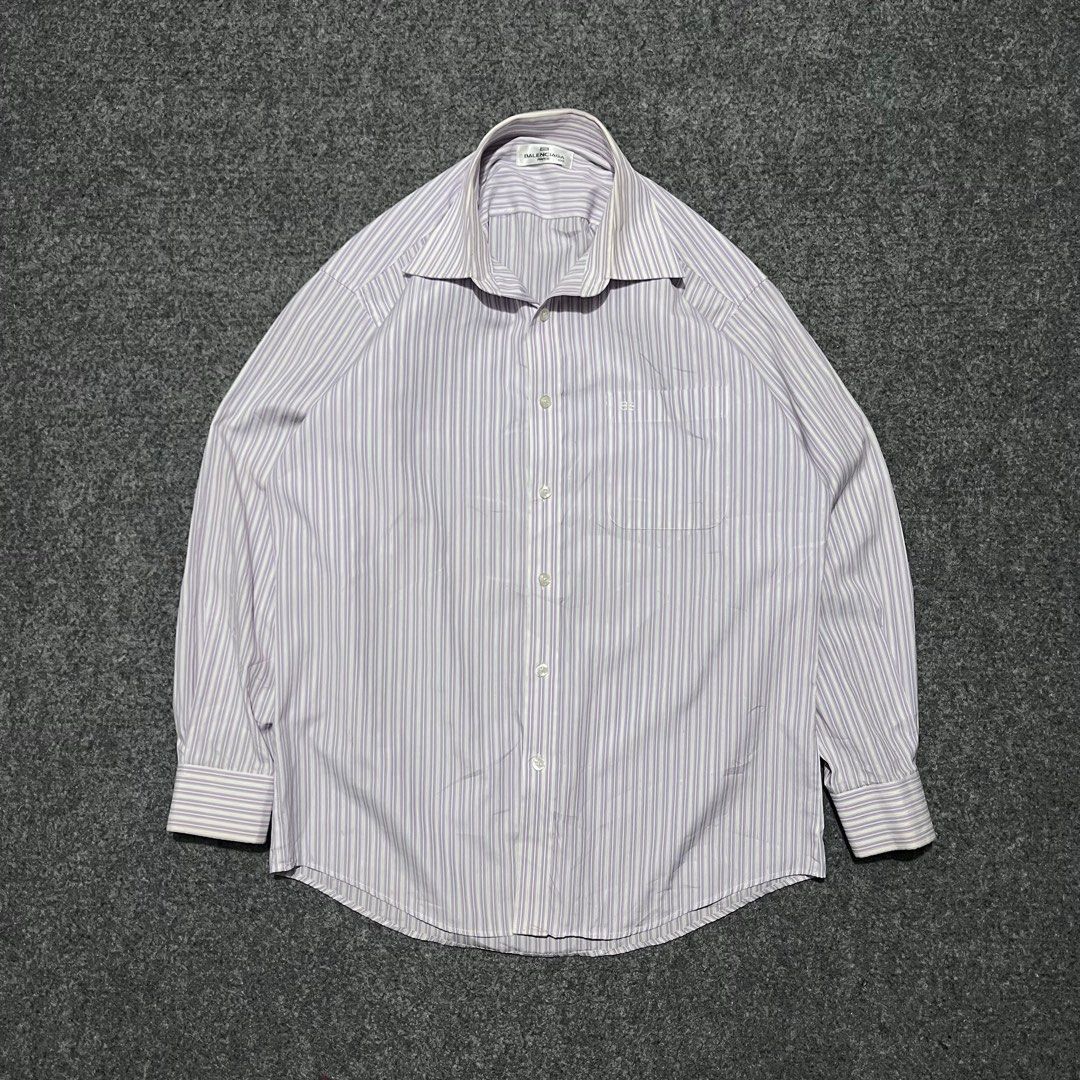 Balenciaga Balenciaga stripe shirt Size US L / EU 52-54 / 3 - 1 Thumbnail