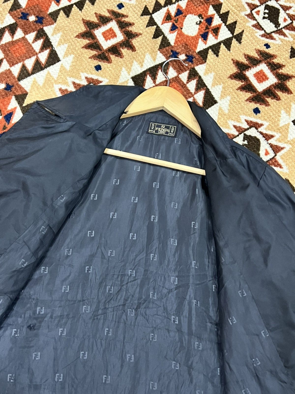 Fendi Vtg 90's Fendi Jacket Size L / US 10 / IT 46 - 10 Thumbnail