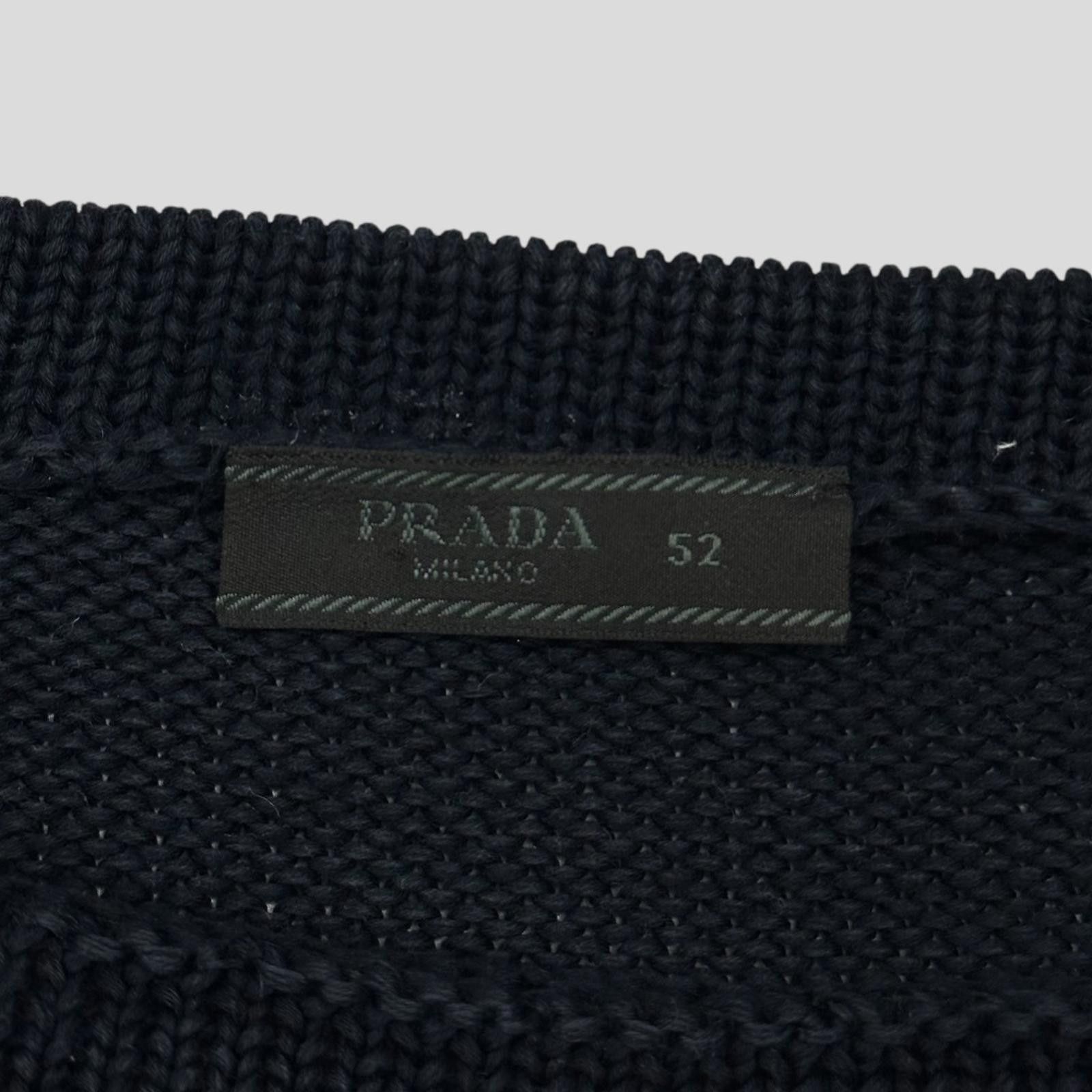Prada Prada Milano 2010 Chunky Striped Knit Jumper - M Size US M / EU 48-50 / 2 - 4 Thumbnail