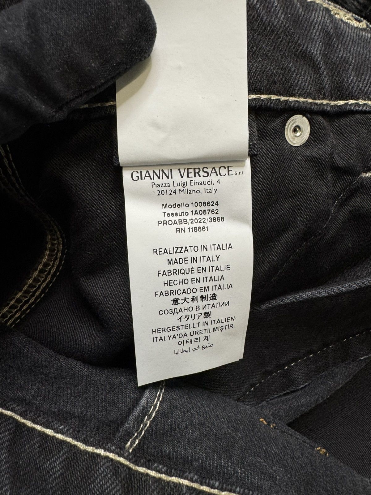 Versace Versace Carpenter Baggy Jeans Size US 33 - 8 Thumbnail