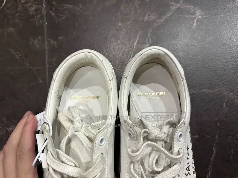 Saint Laurent Paris Saint Laurent Paris White sneakers i Size US 6 / IT 36 - 3 Thumbnail