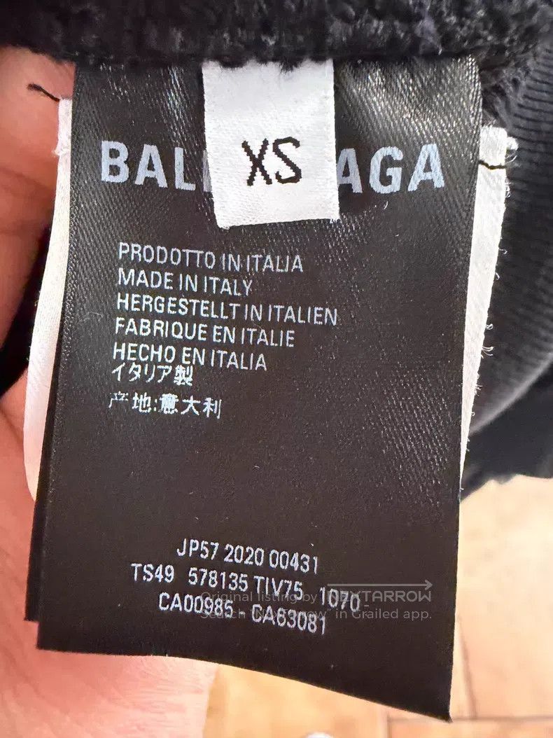 Balenciaga Balenciaga Black Hoodie Size US XS / EU 42 / 0 - 4 Thumbnail