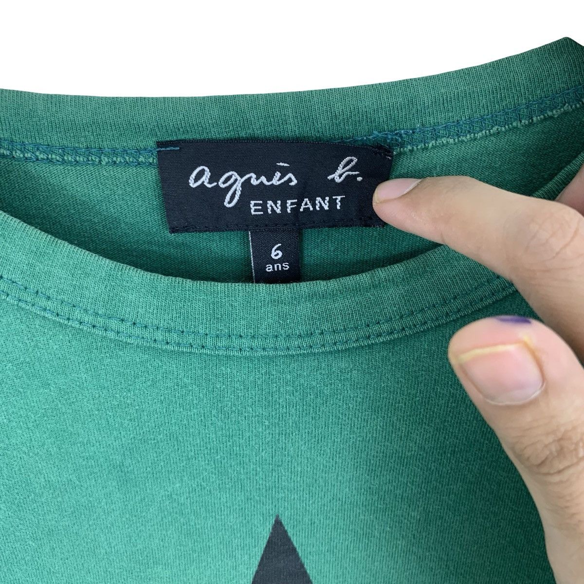 agnes b. Vintage AGNES B. PARIS Enfant Collection Signature Center Size XXS / US 00 / IT 34 - 7 Thumbnail