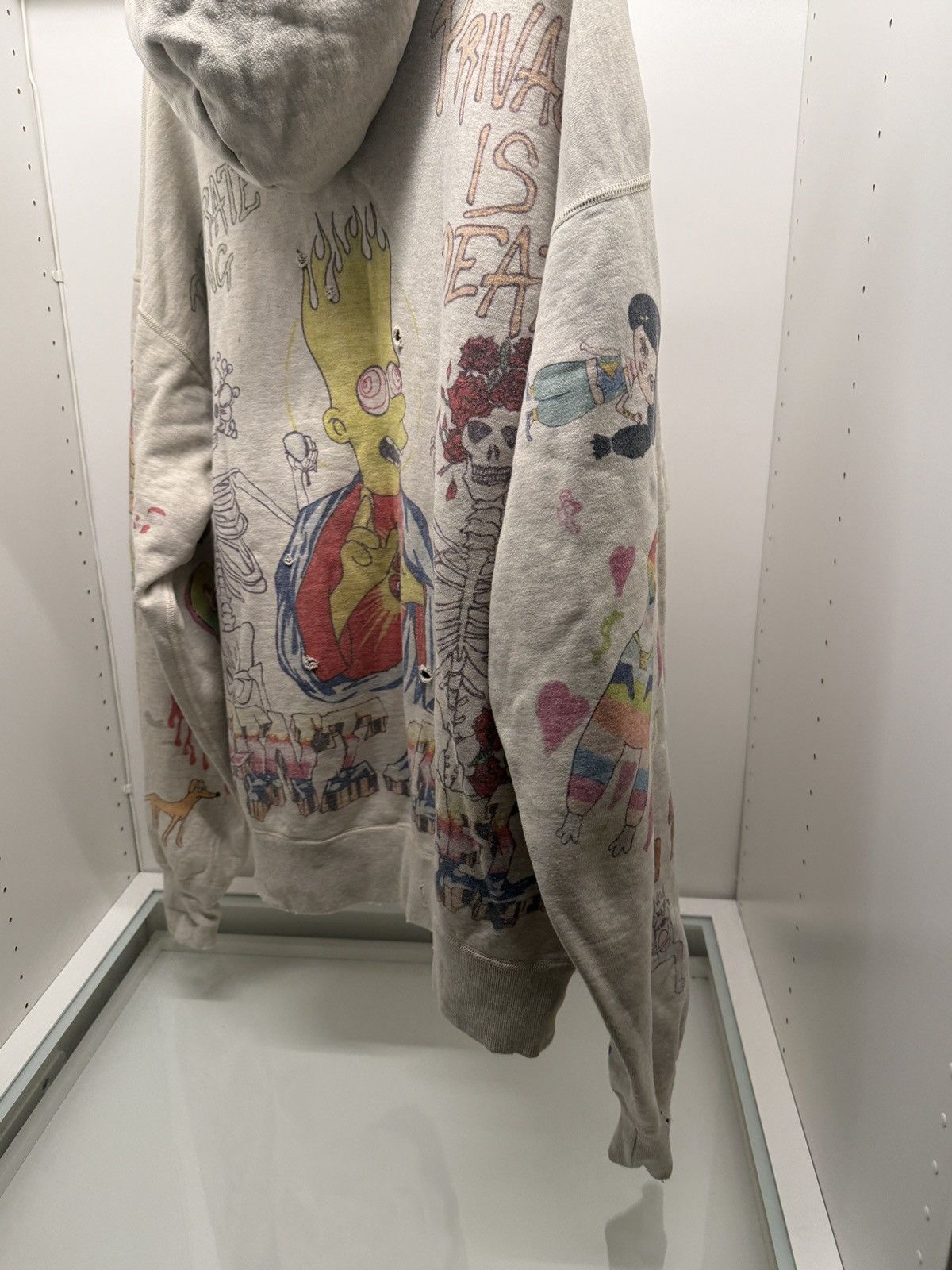Saint Michael Saint michael Graffiti hoodie SS21 Rare Size US L / EU 52-54 / 3 - 3 Thumbnail