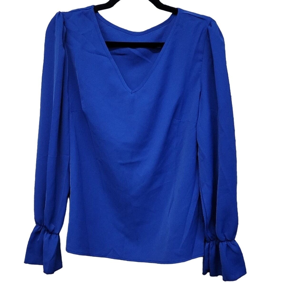 Shein Blue Long Sleeved Top - Size Large Size L / US 10 / IT 46 - 1 Thumbnail