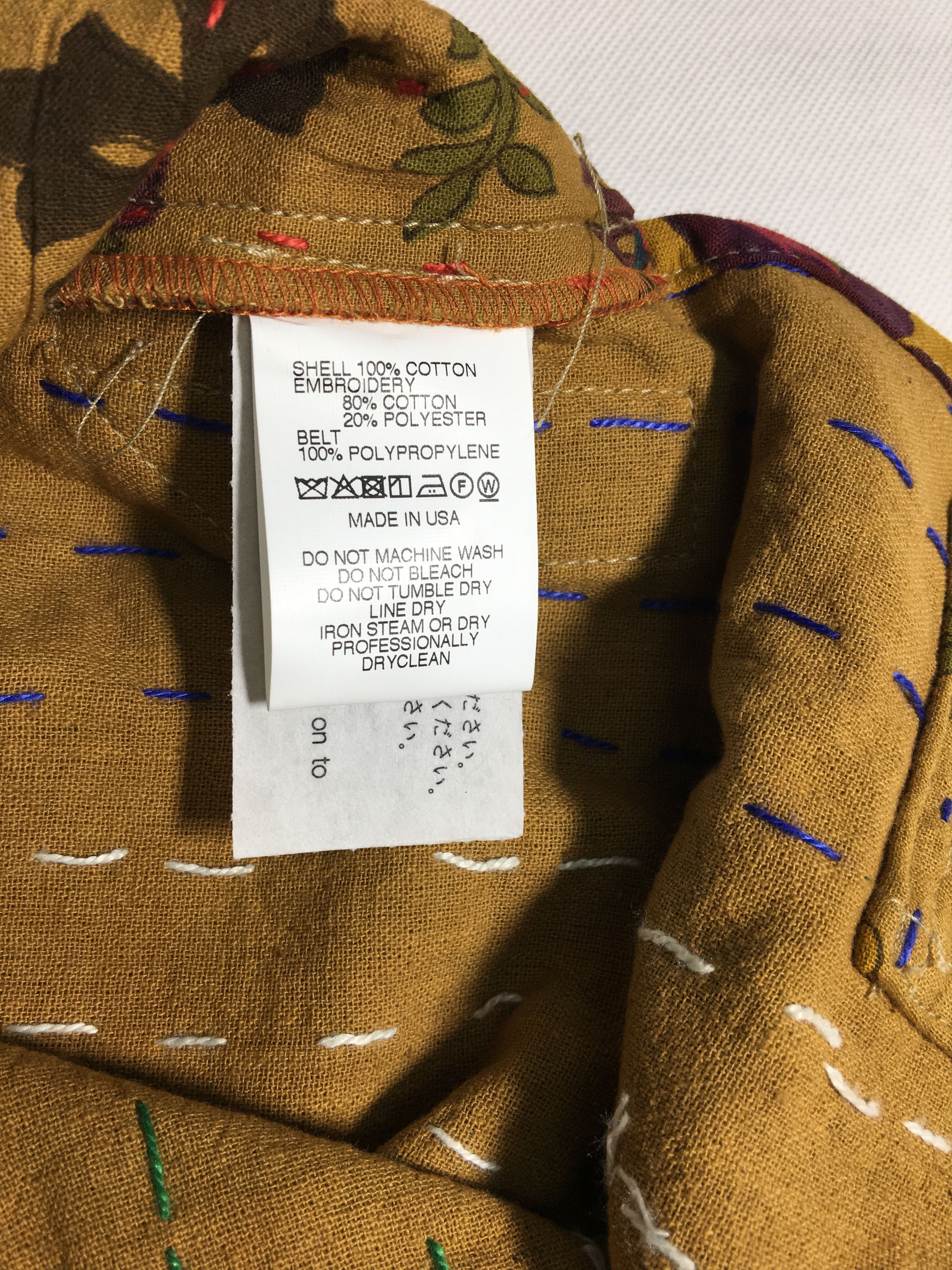 Engineered Garments Engineered Garments Sashiko Handmade Shoulder Pouch Size ONE SIZE - 9 Thumbnail