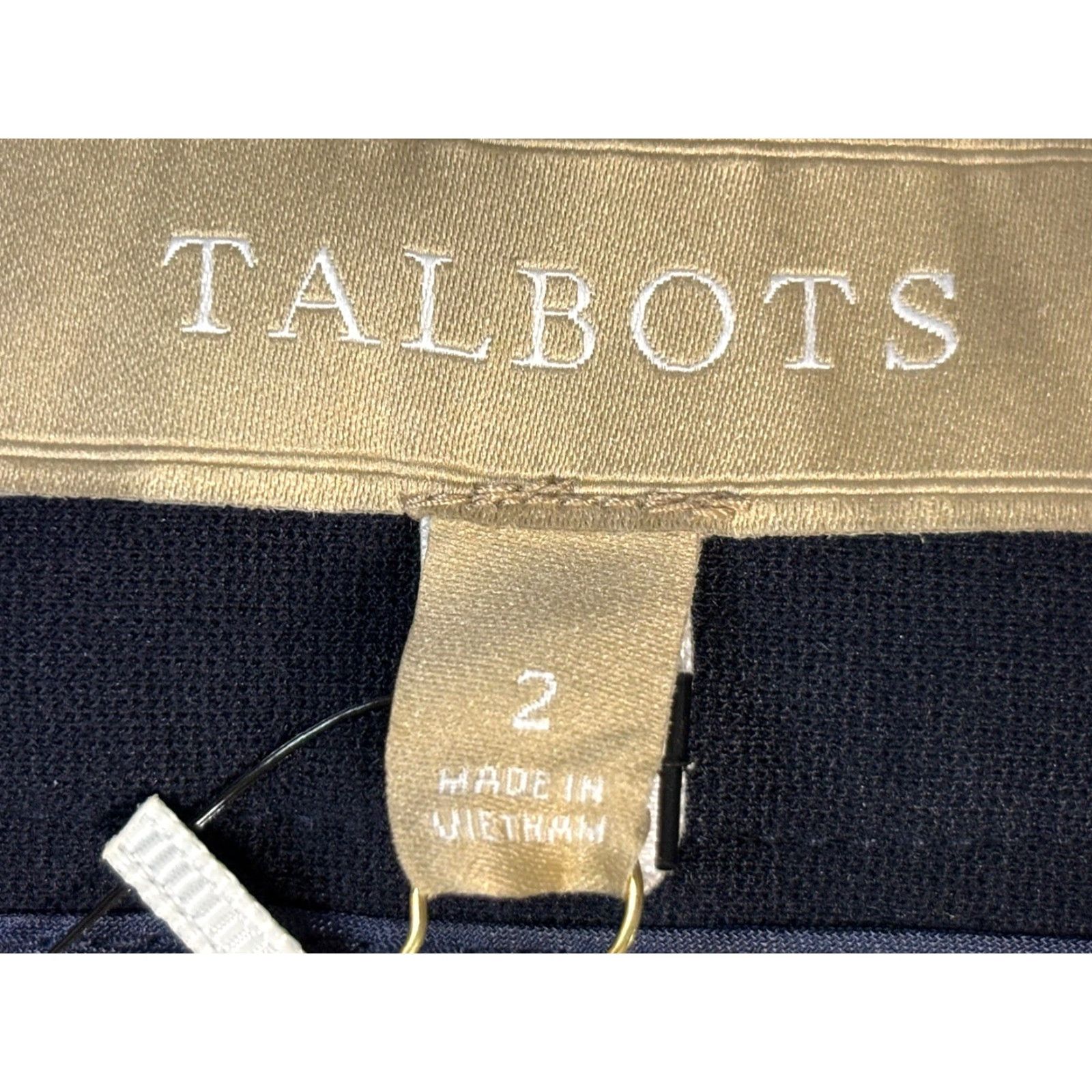 Talbots Talbots Knit Dress Pants Women Size 2 Navy Rayon Knit - Dress Pants Business Womens Size 26" / US 2 / IT 38 - 5 Thumbnail