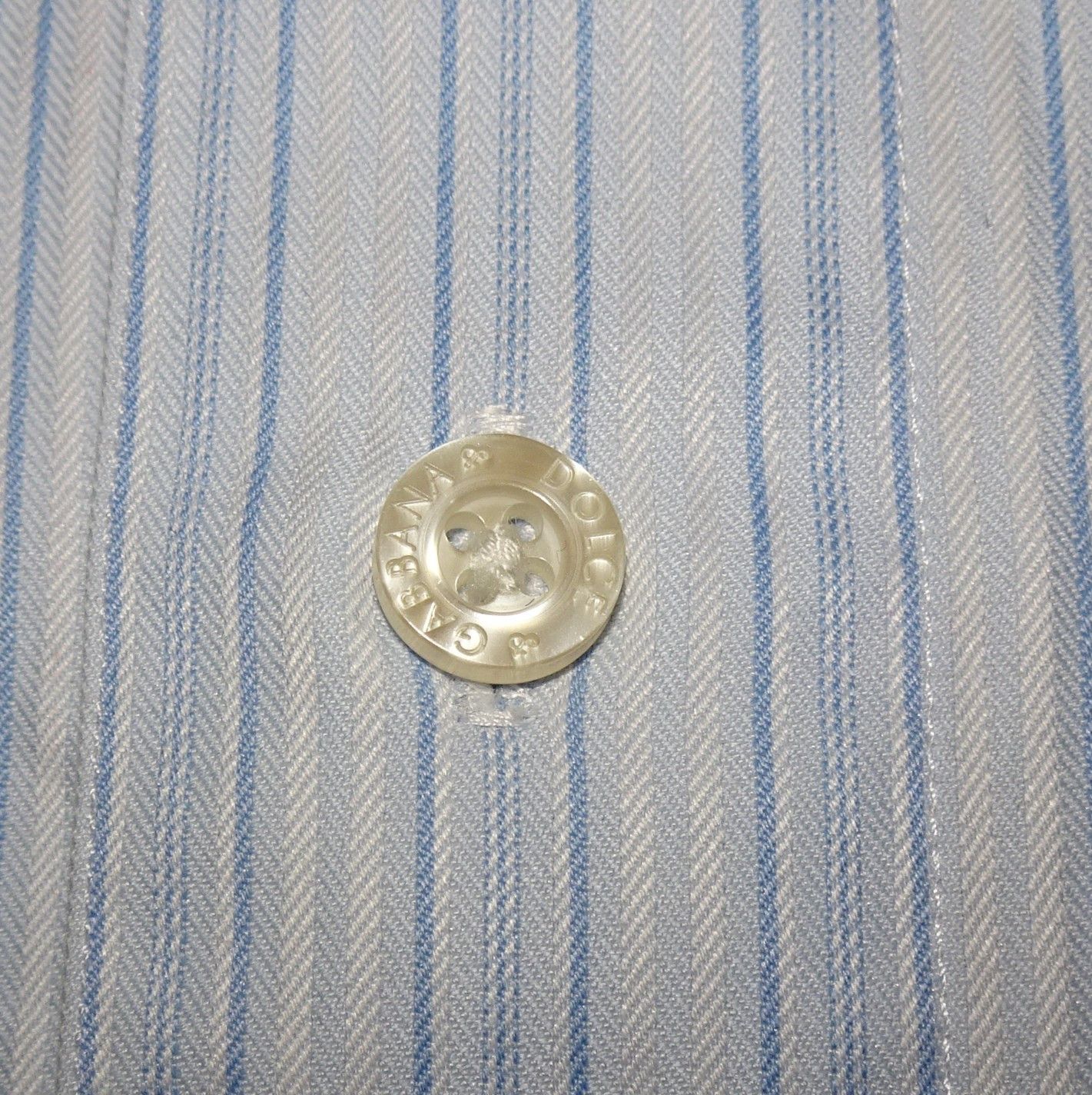 Dolce & Gabbana DOLCE&GABBANA STRIPPED COTTON SHIRT Size 48R - 4 Thumbnail