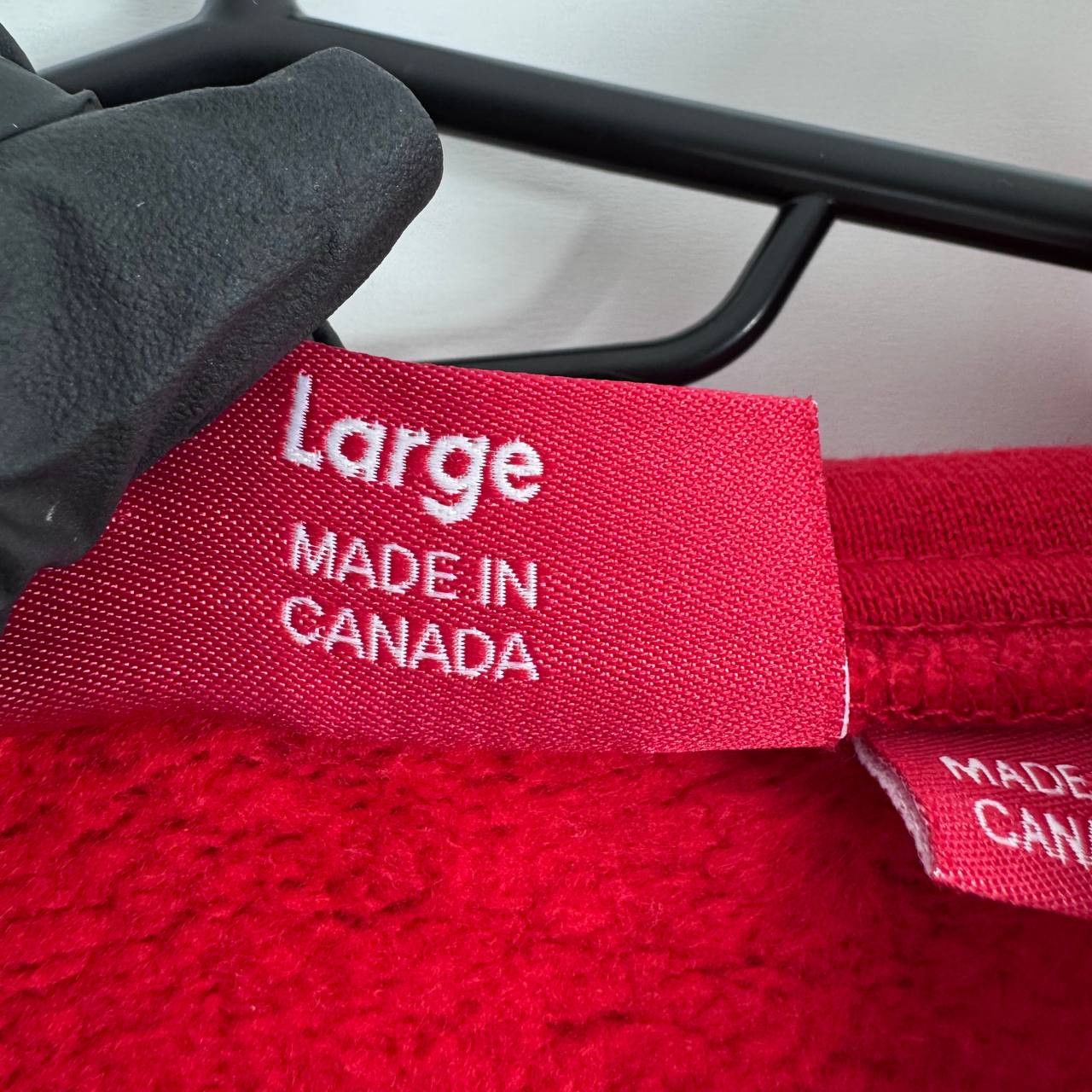 Supreme Supreme Zip Up Hoodie Red Box Logo Print Made In Canad L Size US L / EU 52-54 / 3 - 4 Thumbnail