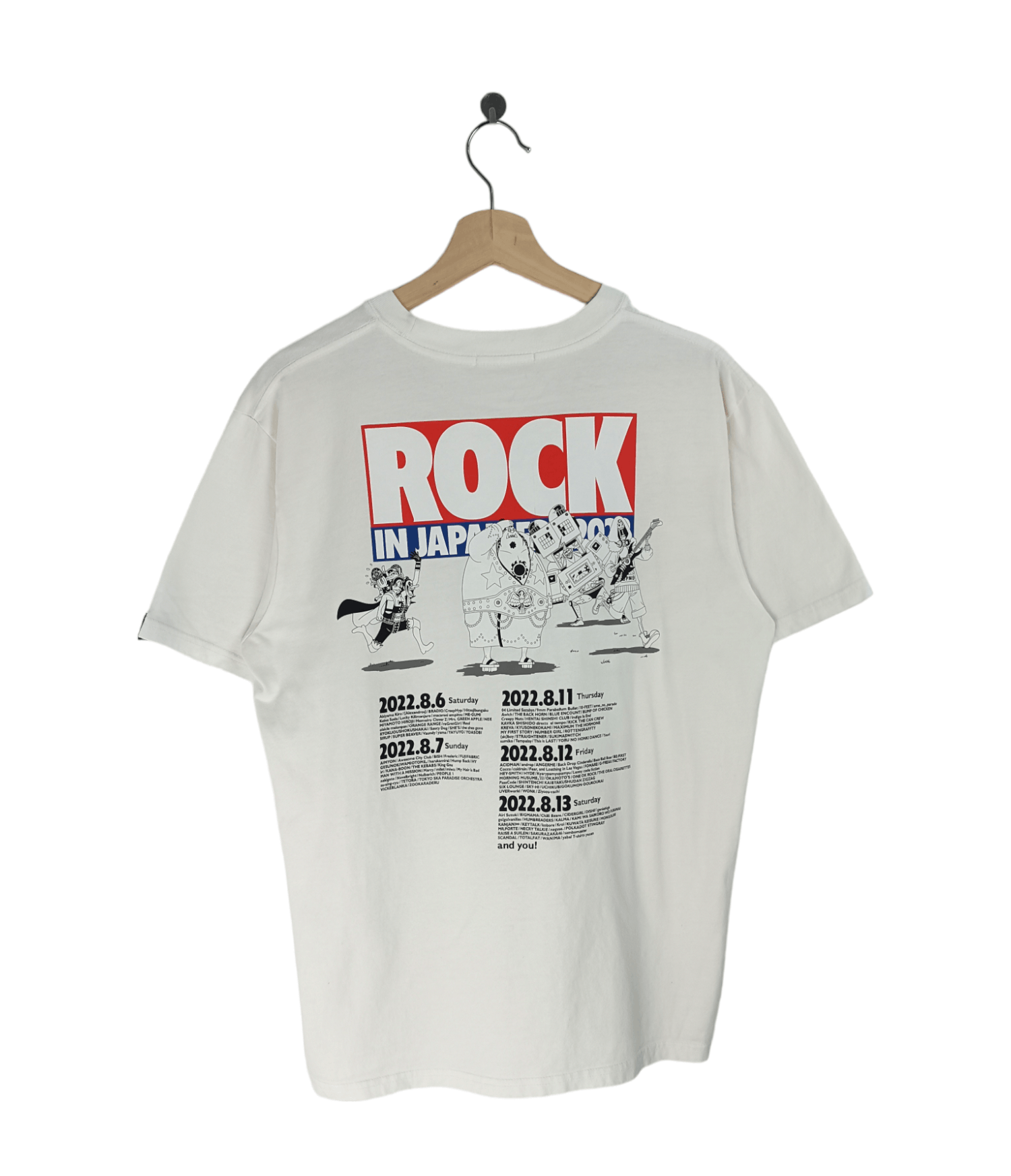 Anime ONE PIECE X ROCK IN JAPAN 2022 TEE ANDROP 9MM ALEXANDROS Size US L / EU 52-54 / 3 - 2 Thumbnail