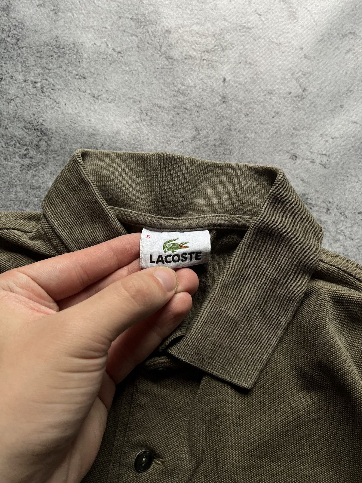 Lacoste Very nice Beige polo lacoste Size US L / EU 52-54 / 3 - 3 Thumbnail