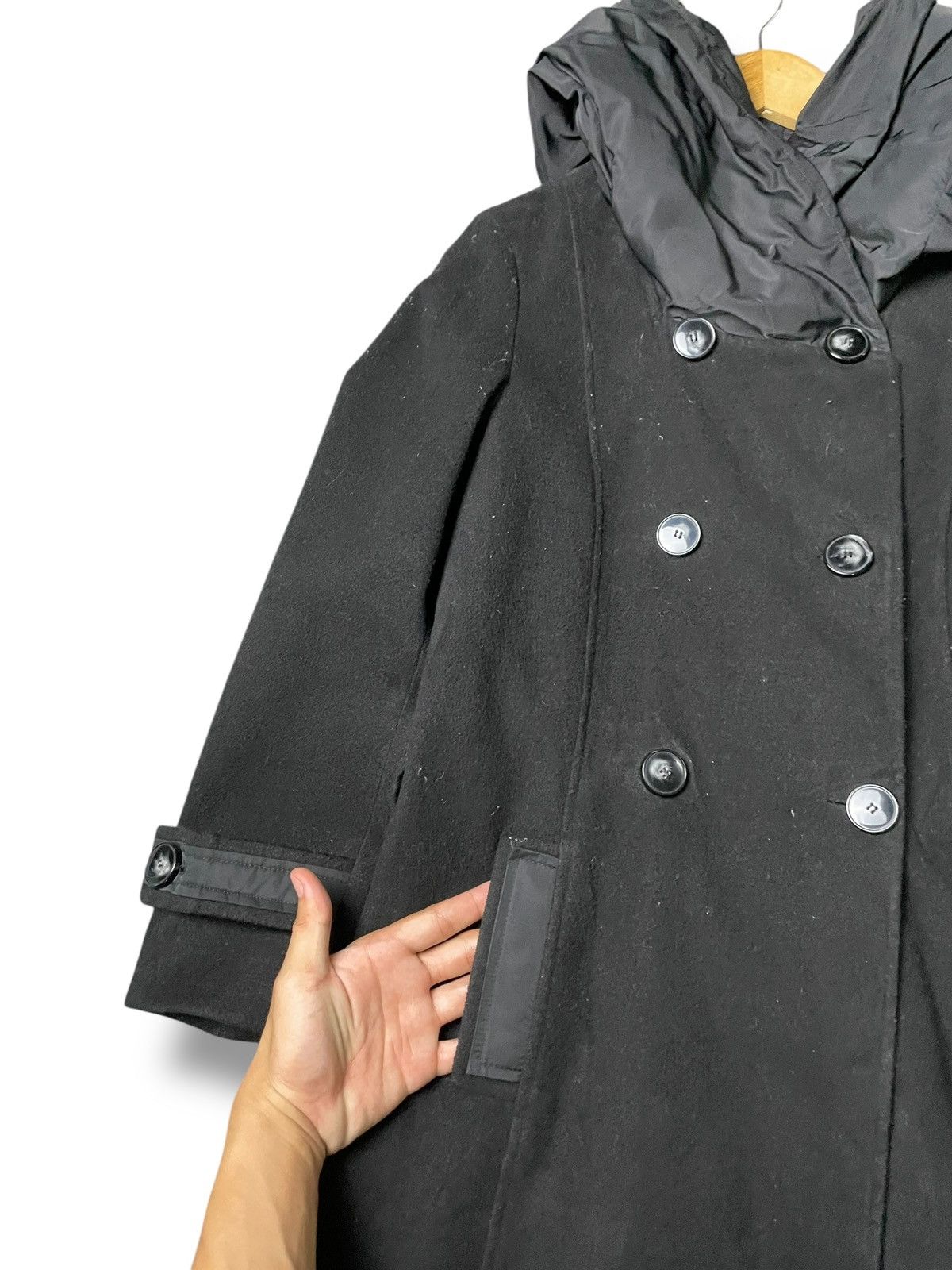 Japanese Brand × Vintage Isabelle Wool Hooded Long Coat (52) Size US XXS / EU 40 - 7 Thumbnail