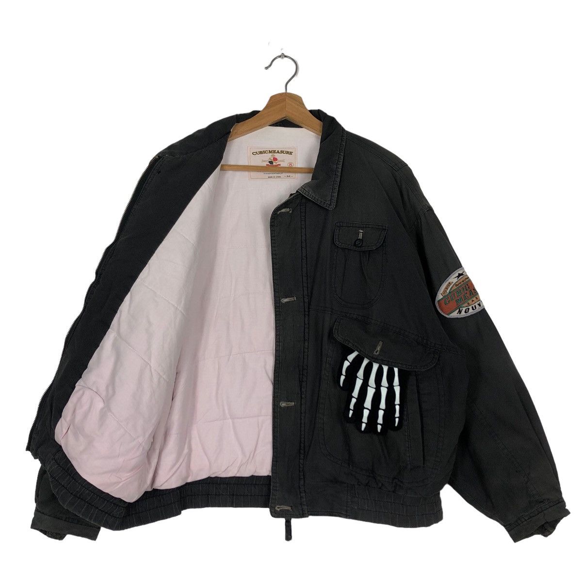 Japanese Brand 🔥90’s VINTAGE BOMBER JACKET CUBE MEASURE ISSEY MIYAKE Size US M / EU 48-50 / 2 - 9 Thumbnail