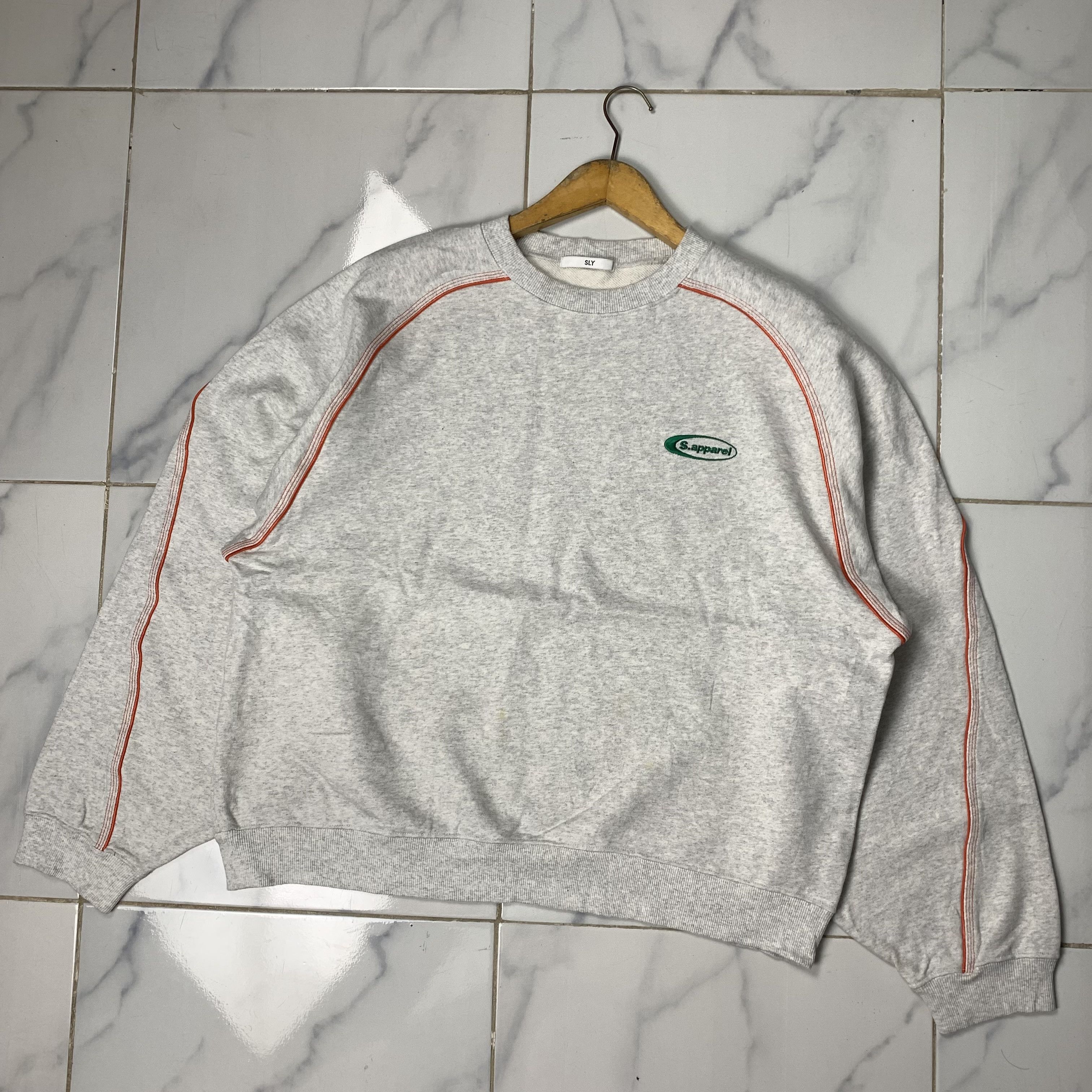 Japanese Brand Sly Japanese Brand Oversized Sweatshirt Crewneck Boxy Size US M / EU 48-50 / 2 - 8 Thumbnail