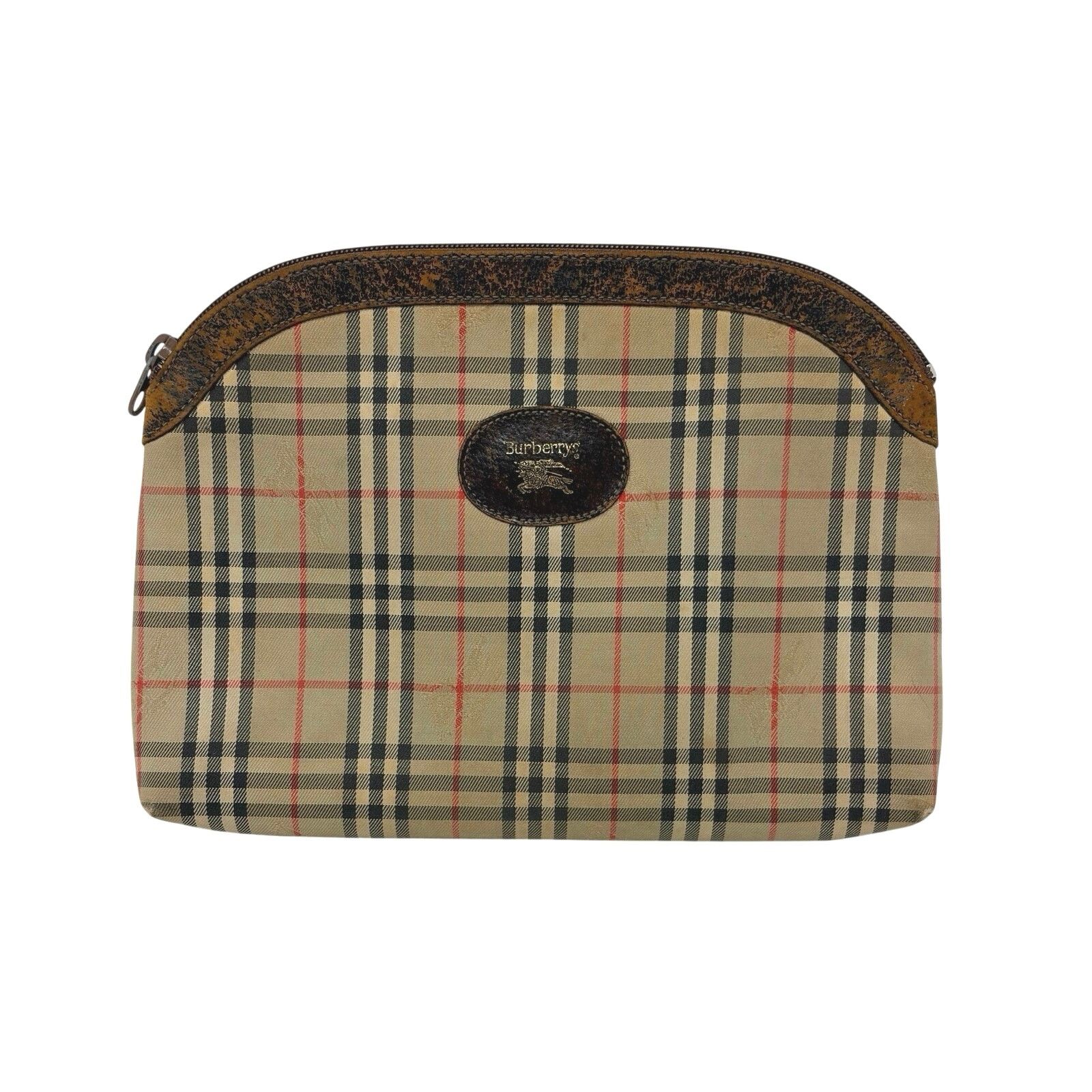 Burberry Burberry Vintage Zipper Pouch Size ONE SIZE - 1 Thumbnail