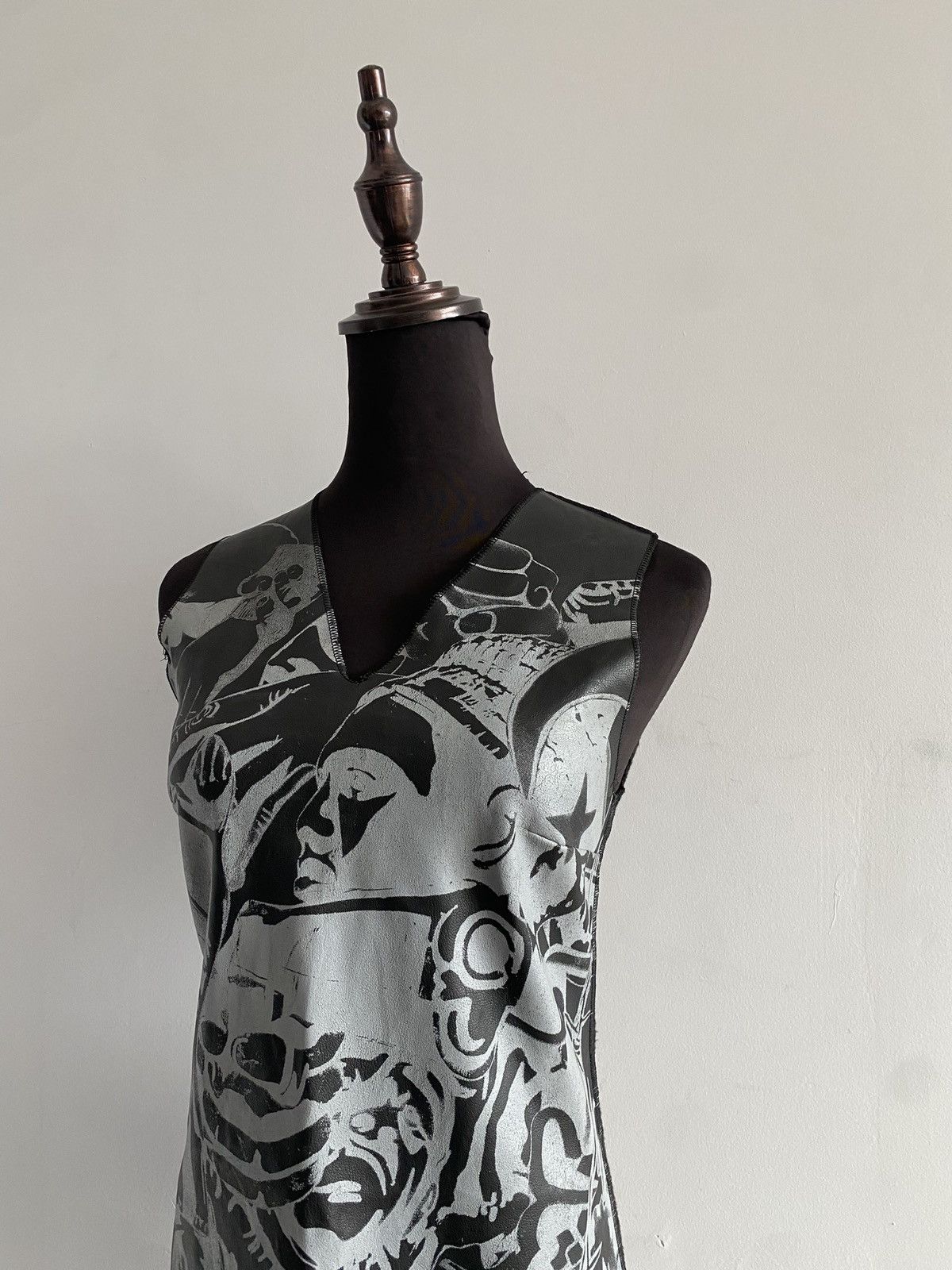 Jean Colonna 90s Jean Colonna printed dress Size S / US 4 / IT 40 - 2 Thumbnail