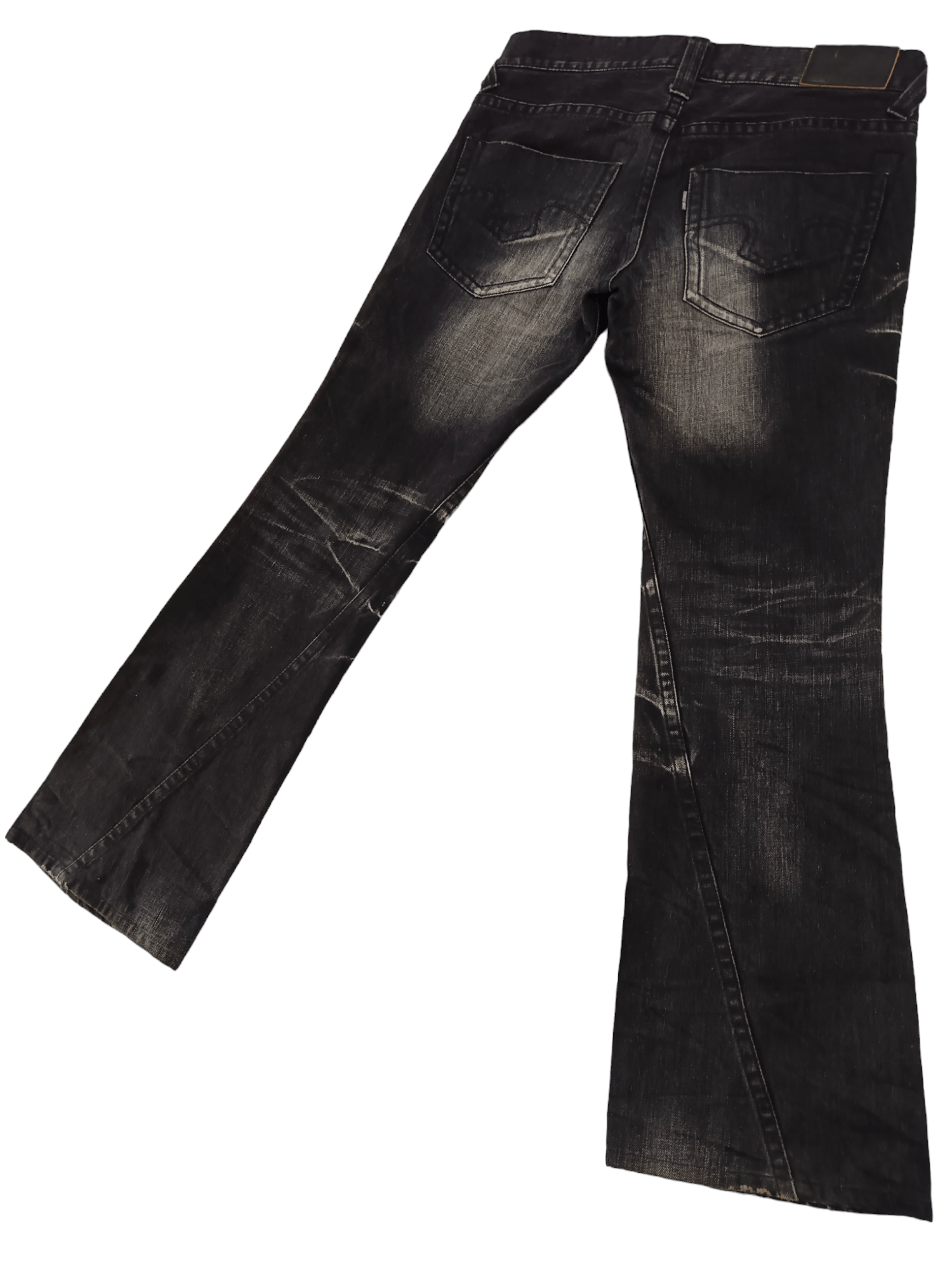 Tornado Mart 💥Tornado Mart💥 Thunder Whiskers Super Flared Denim Size US 33 - 6 Thumbnail