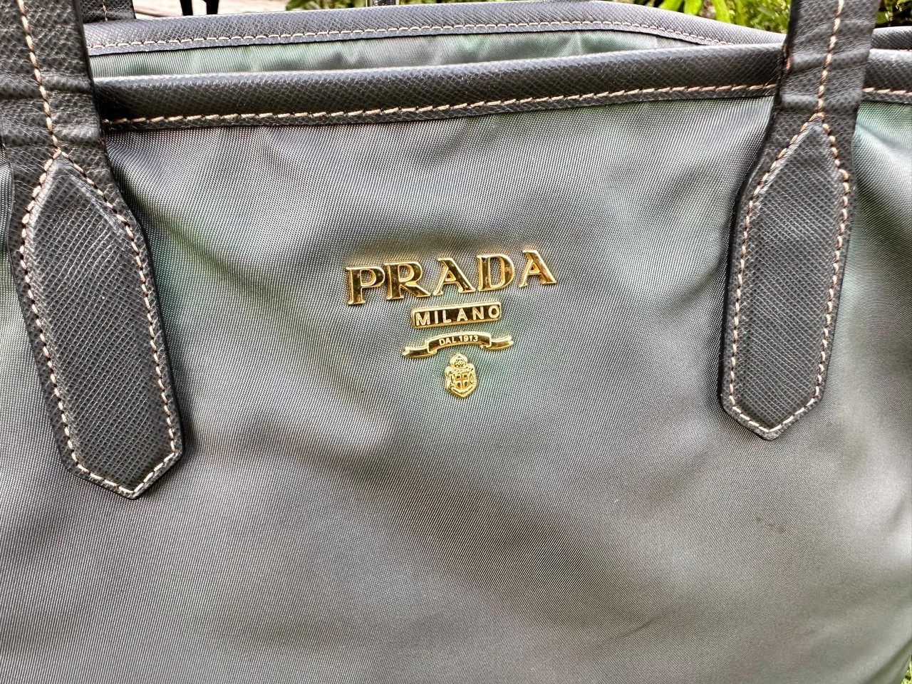 Prada Authentic Prada Tessuto Nyalon Tote Shoulder Bag Size ONE SIZE - 6 Thumbnail