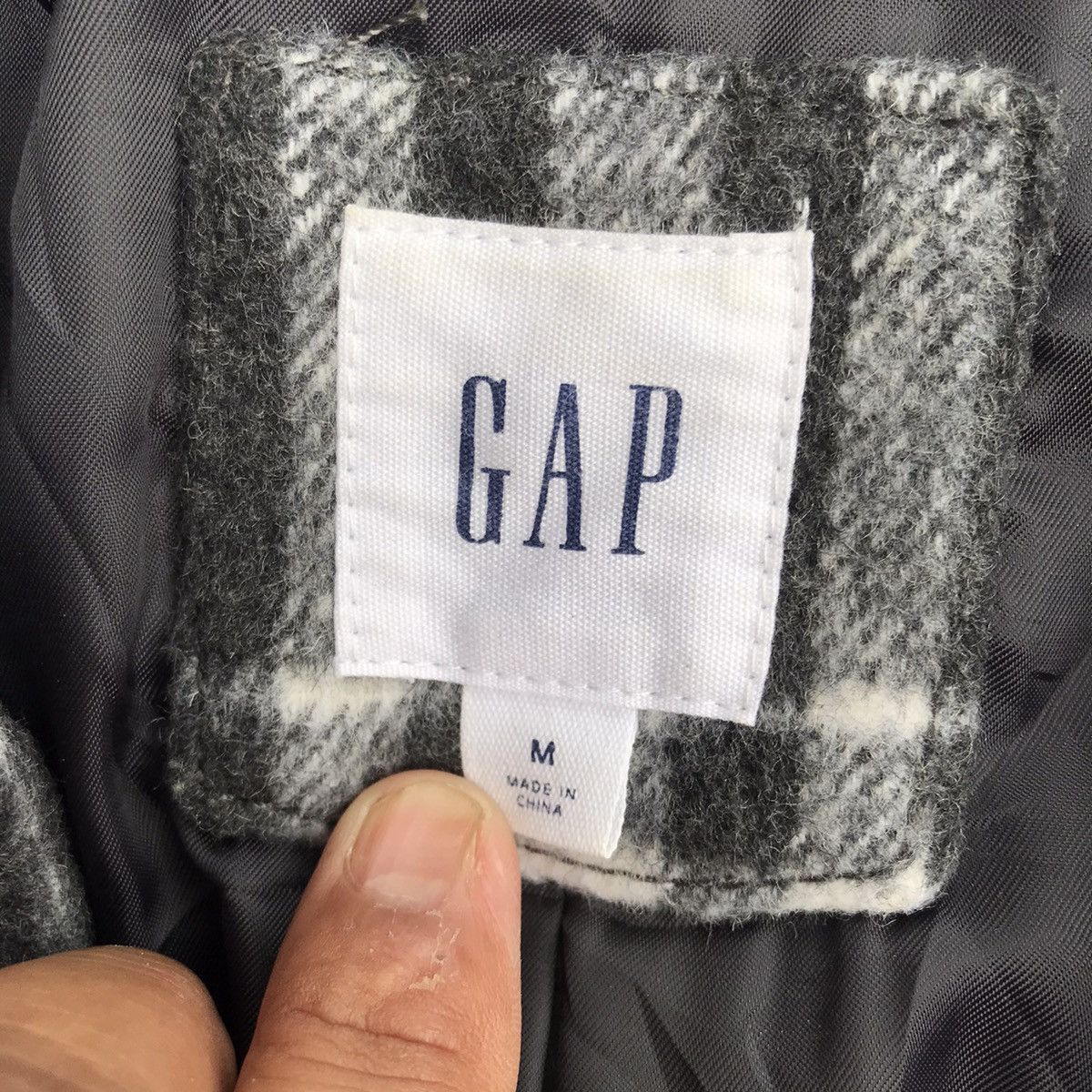 Gap × Japanese Brand Vintage Gap Wool Trench Coat Jacket Size US M / EU 48-50 / 2 - 9 Thumbnail