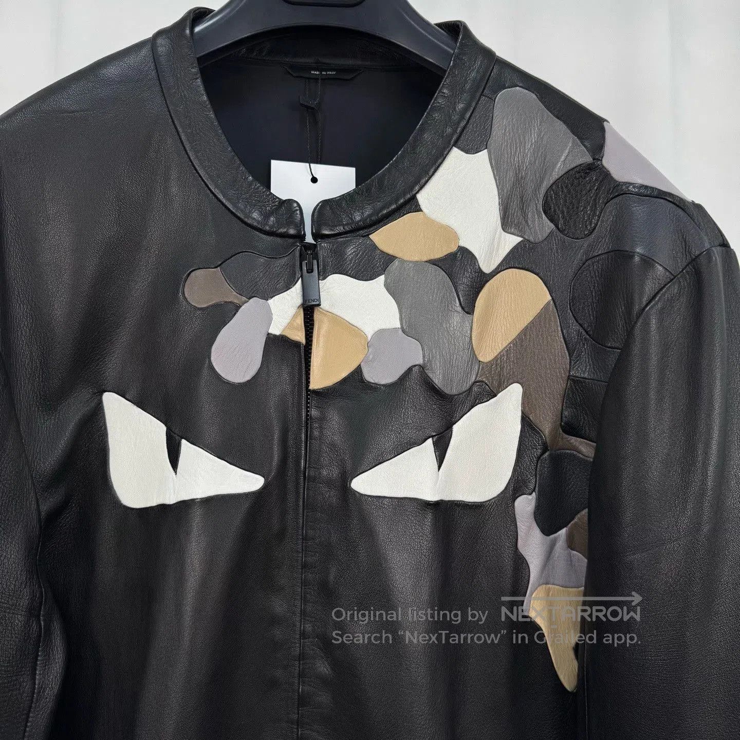 Fendi Fendi Sheepskin Zipper Leather Jacket. Size US L / EU 52-54 / 3 - 3 Thumbnail