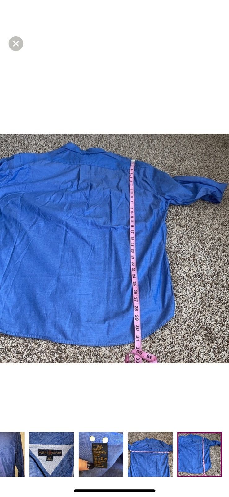 Tommy Hilfiger Tommy Hilfiger large button down golf shirt Size US L / EU 52-54 / 3 - 6 Thumbnail