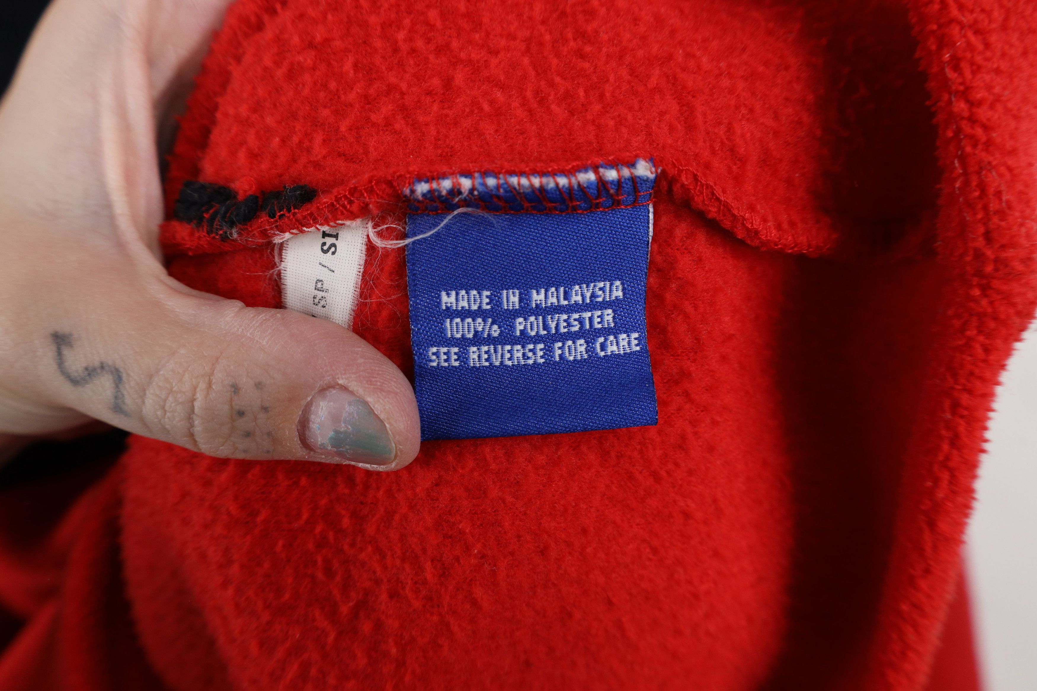 Starter × Vintage Vintage 90s Starter Buccaneers Football Fleece Sweater Size US L / EU 52-54 / 3 - 8 Thumbnail