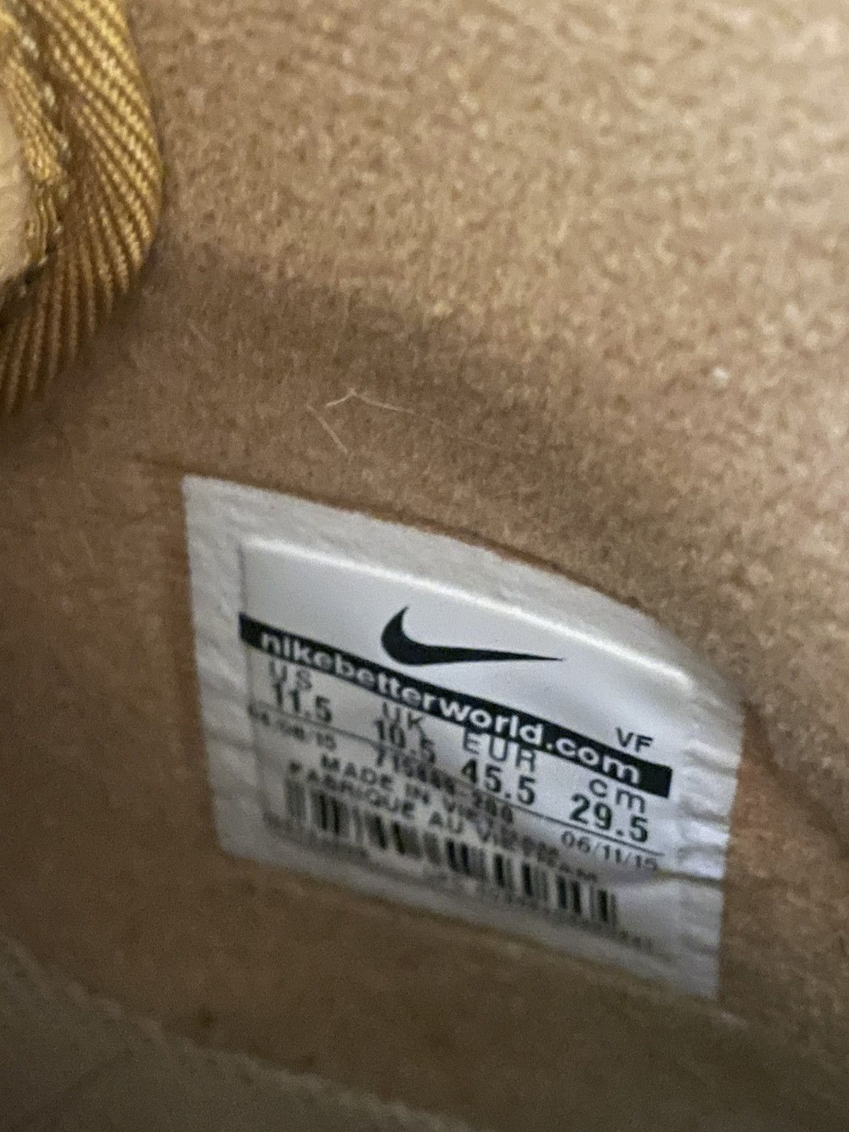 Nike Air Force 1 “Flax” Mid Size 11.5 Size US 11.5 / EU 44-45 - 8 Thumbnail