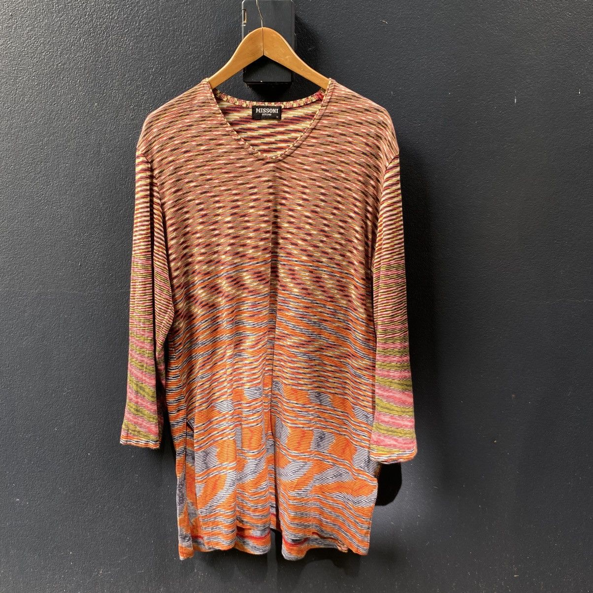 Missoni Missoni Multicolor Knit V-Neck Dress Size M / US 6-8 / IT 42-44 - 4 Thumbnail