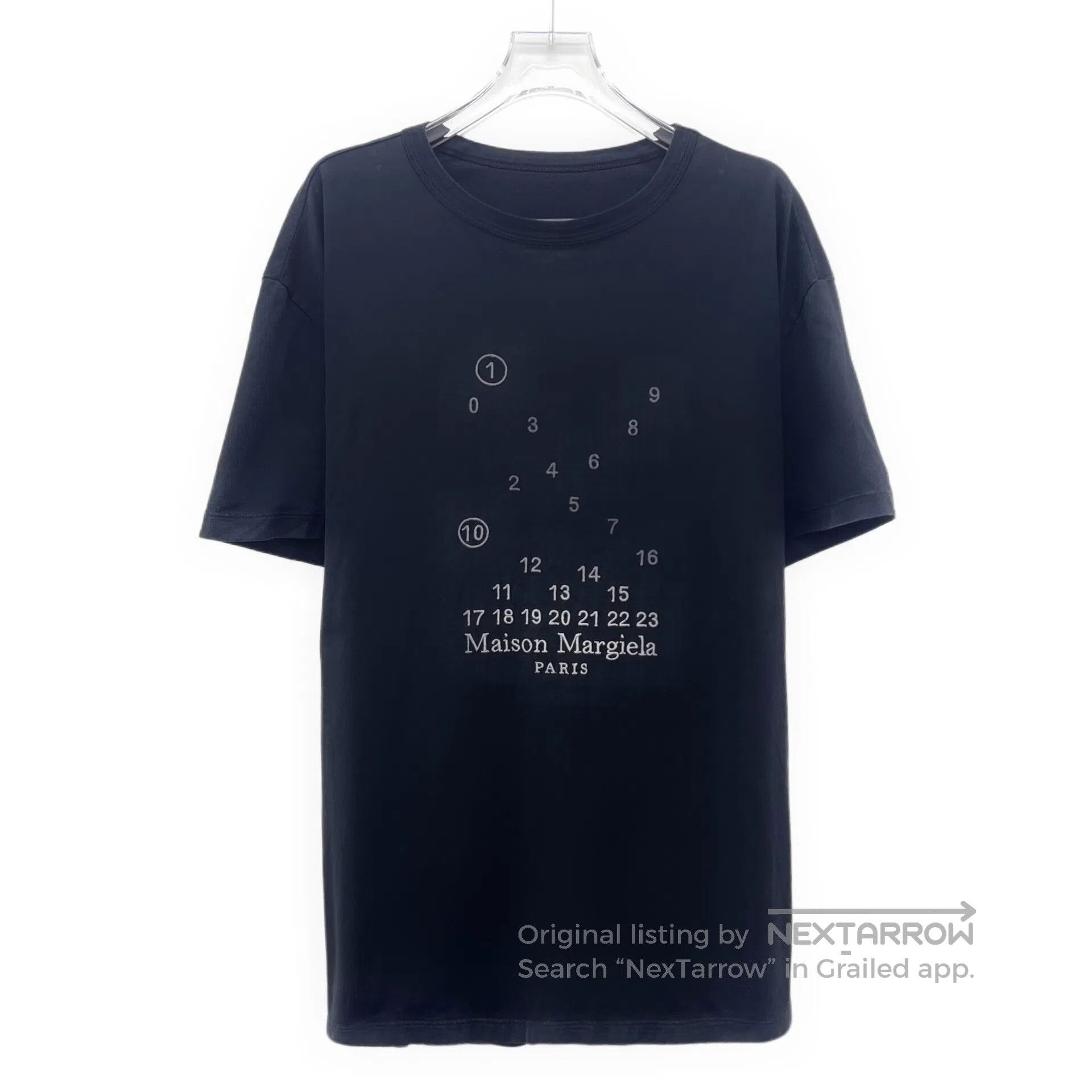 Maison Margiela Maison Margiela Black Digital Print Cotton Round Neck Shor Size US XL / EU 56 / 4 - 1 Thumbnail