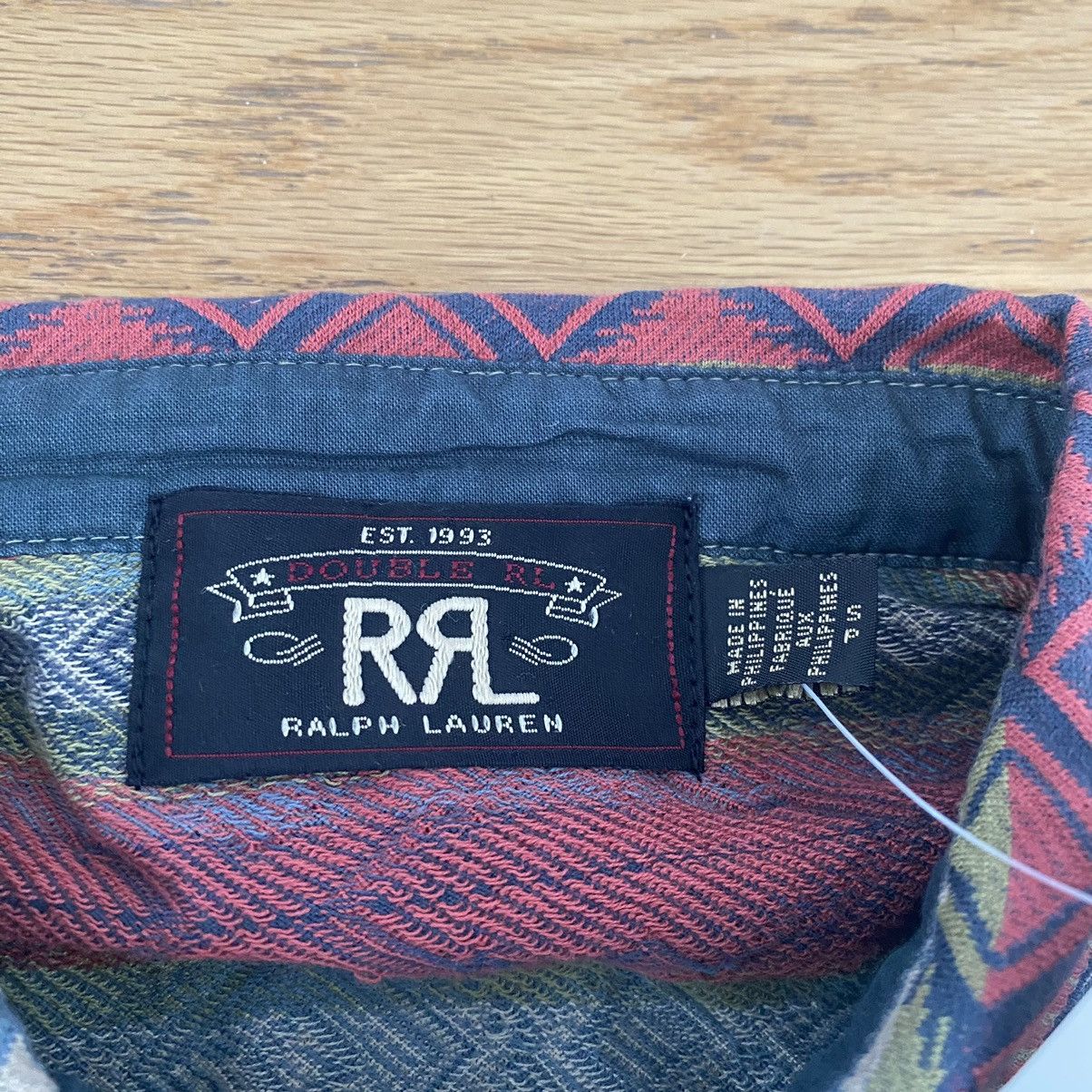 RRL Ralph Lauren RRL Double RL Ralph Lauren Navajo Serape Shirt Workwear Ikat Size US S / EU 44-46 / 1 - 4 Thumbnail