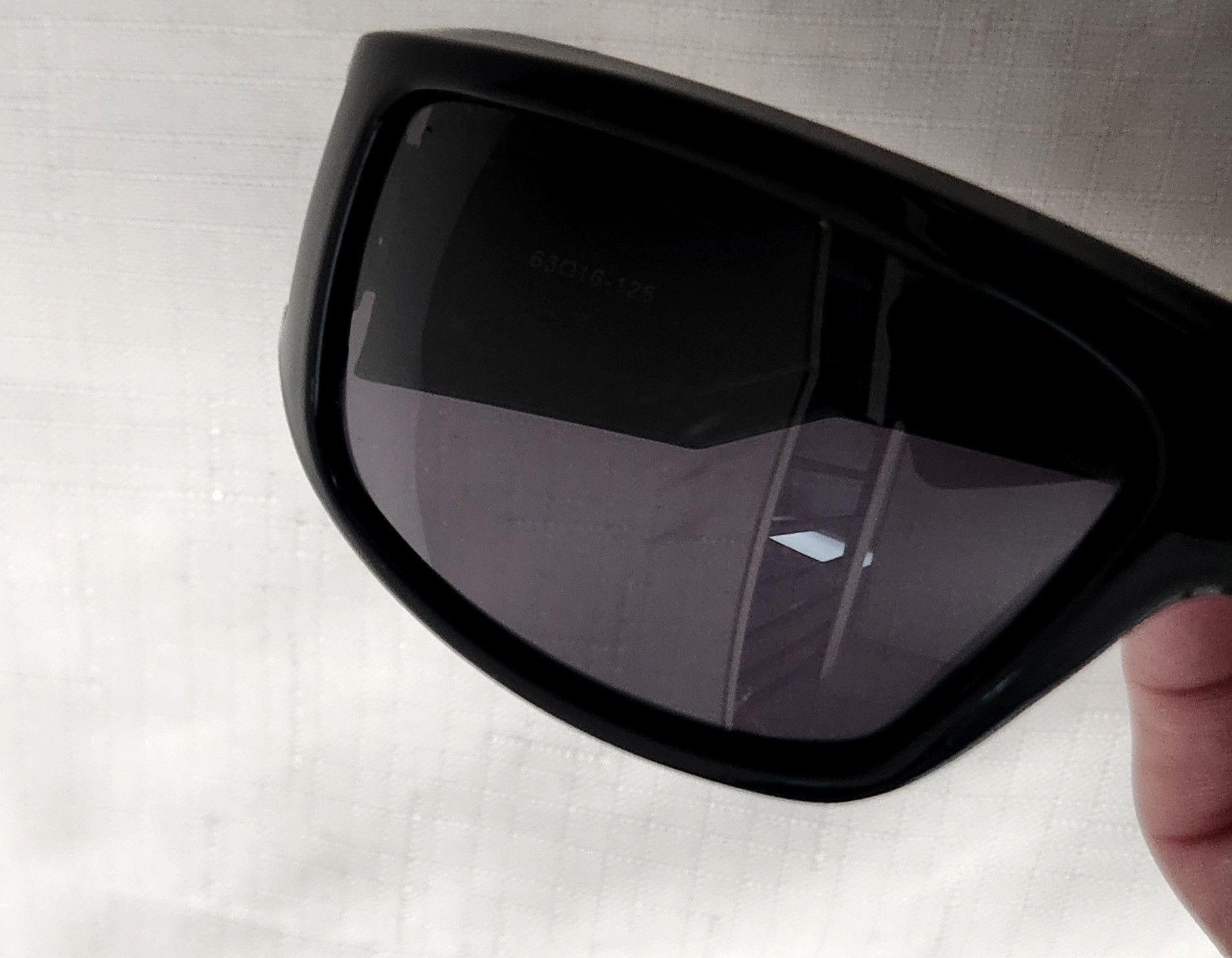 SPY Optic Spy Colt Sunglasses Shiny Black on Black lens vtg 63-16 125 Size ONE SIZE - 7 Thumbnail