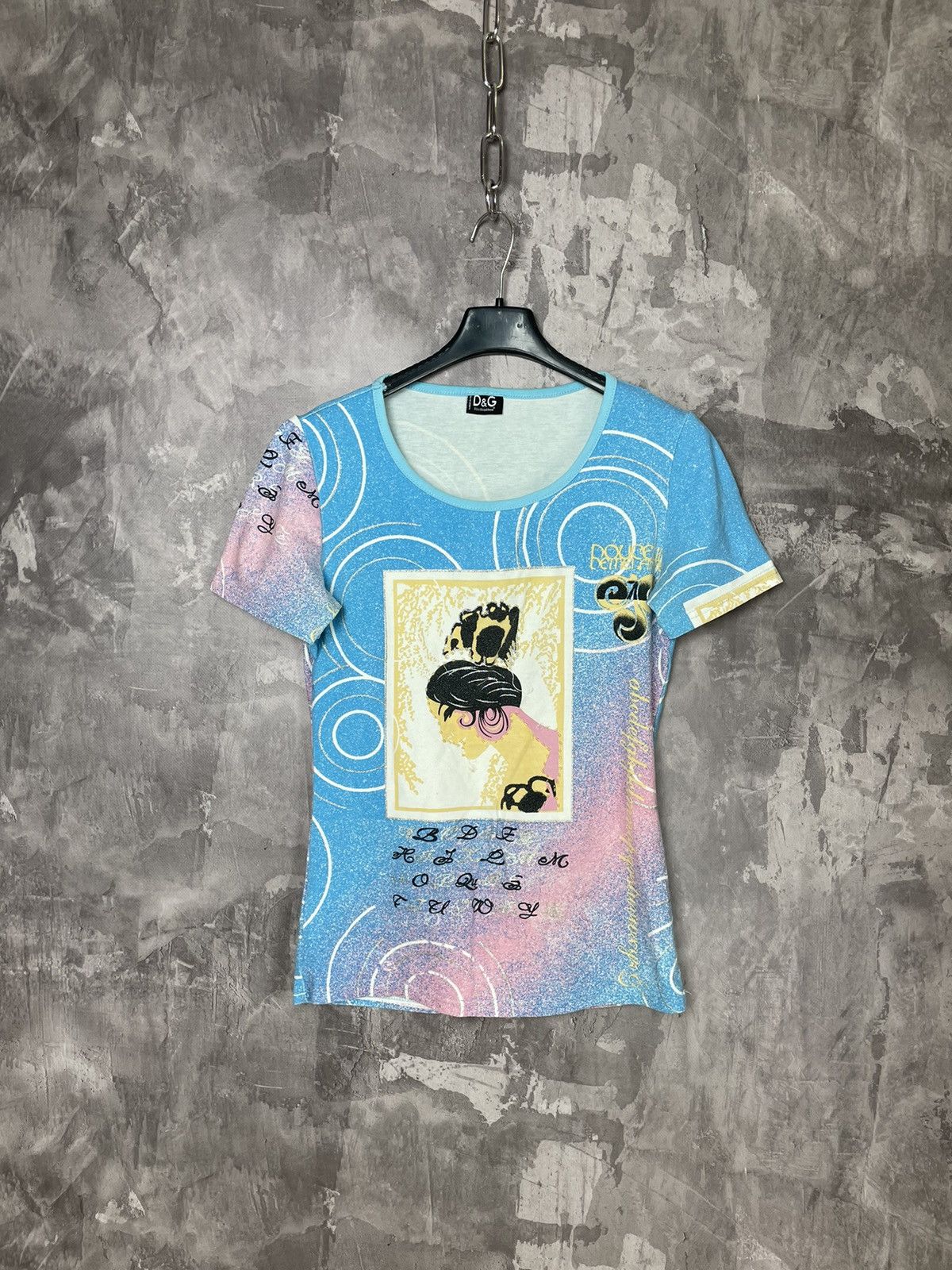 Dolce & Gabbana Vintage Y2K Dolce Gabbana Coloured Japanese Geisha tank top Size S / US 4 / IT 40 - 1 Thumbnail