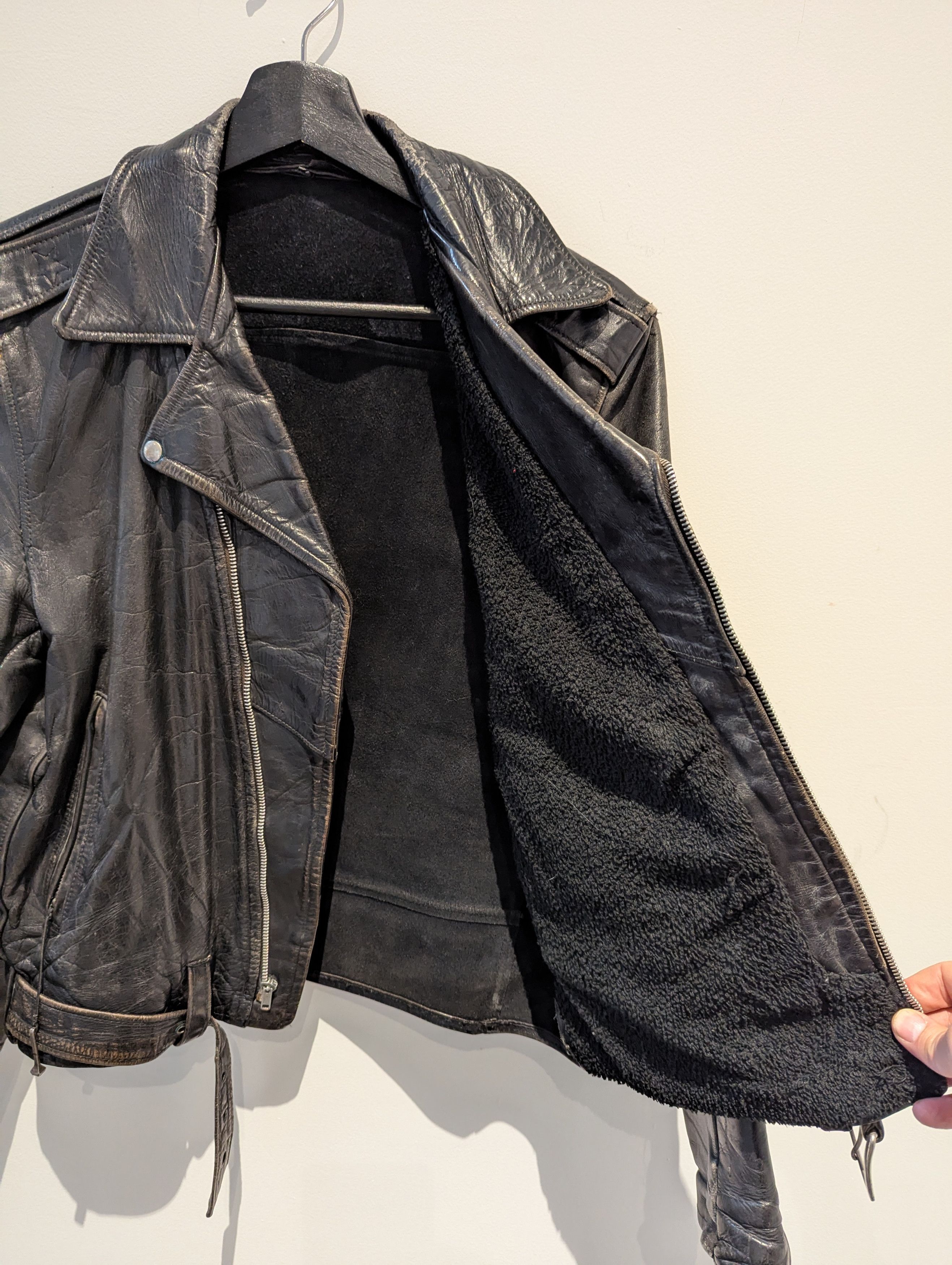 Schott Vintage WW2 Era Schott Perfecto Leather Jacket Size US XXS / EU 40 - 3 Thumbnail