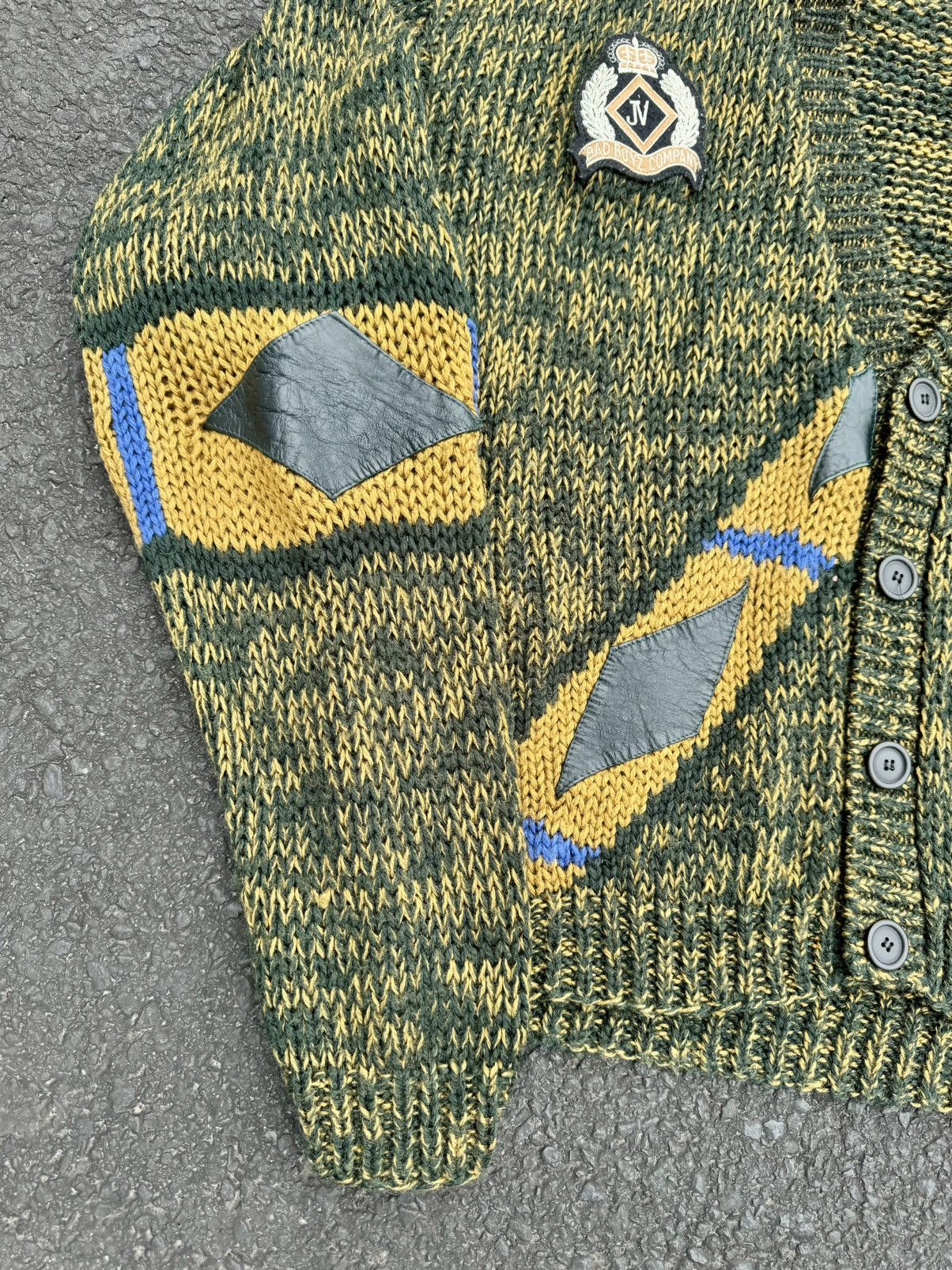 Designer × Vintage Vintage 90’s Jackie Vital Bad Boyz Boho Cardigan Sweater Size US L / EU 52-54 / 3 - 3 Thumbnail